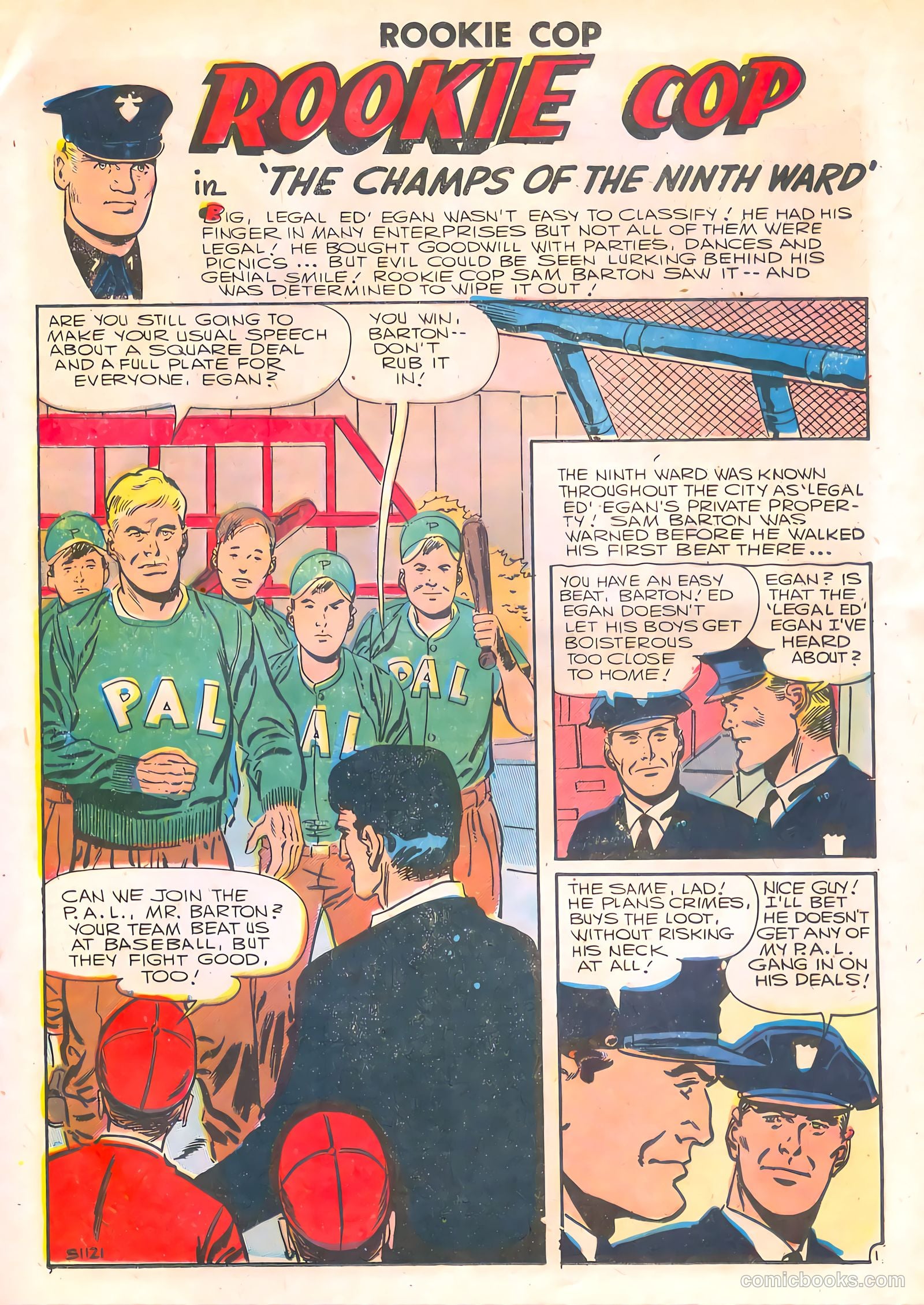 Rookie Cop #33 (1957) — page 17 of 36