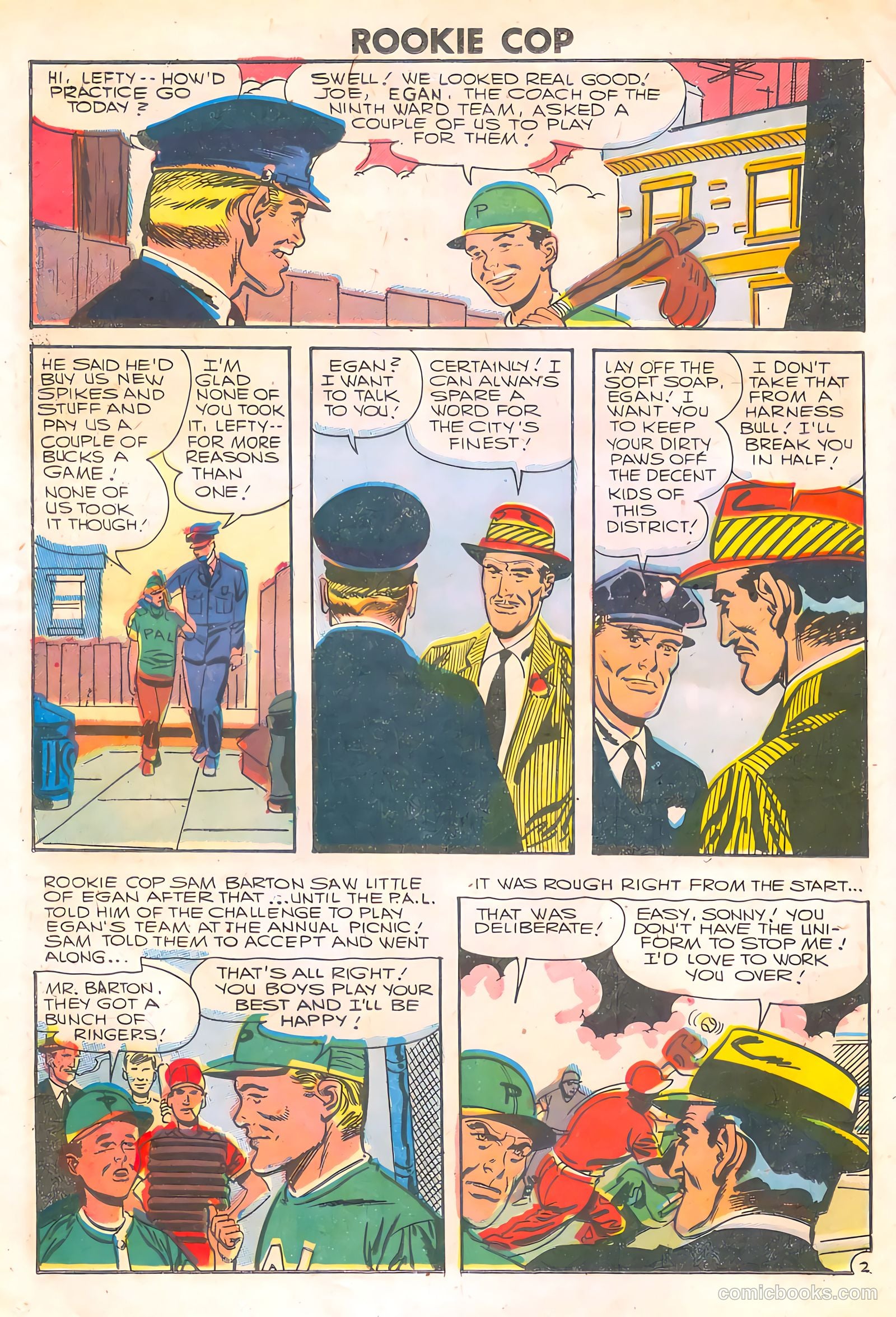 Rookie Cop #33 (1957) — page 18 of 36