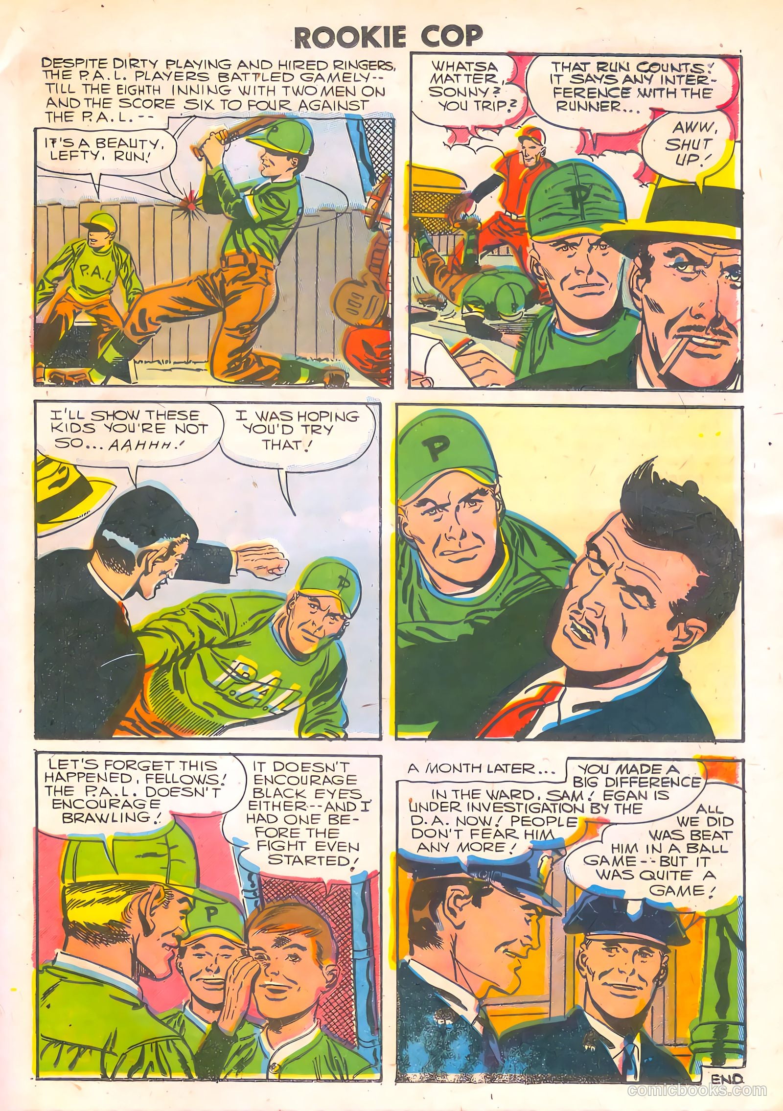 Rookie Cop #33 (1957) — page 19 of 36