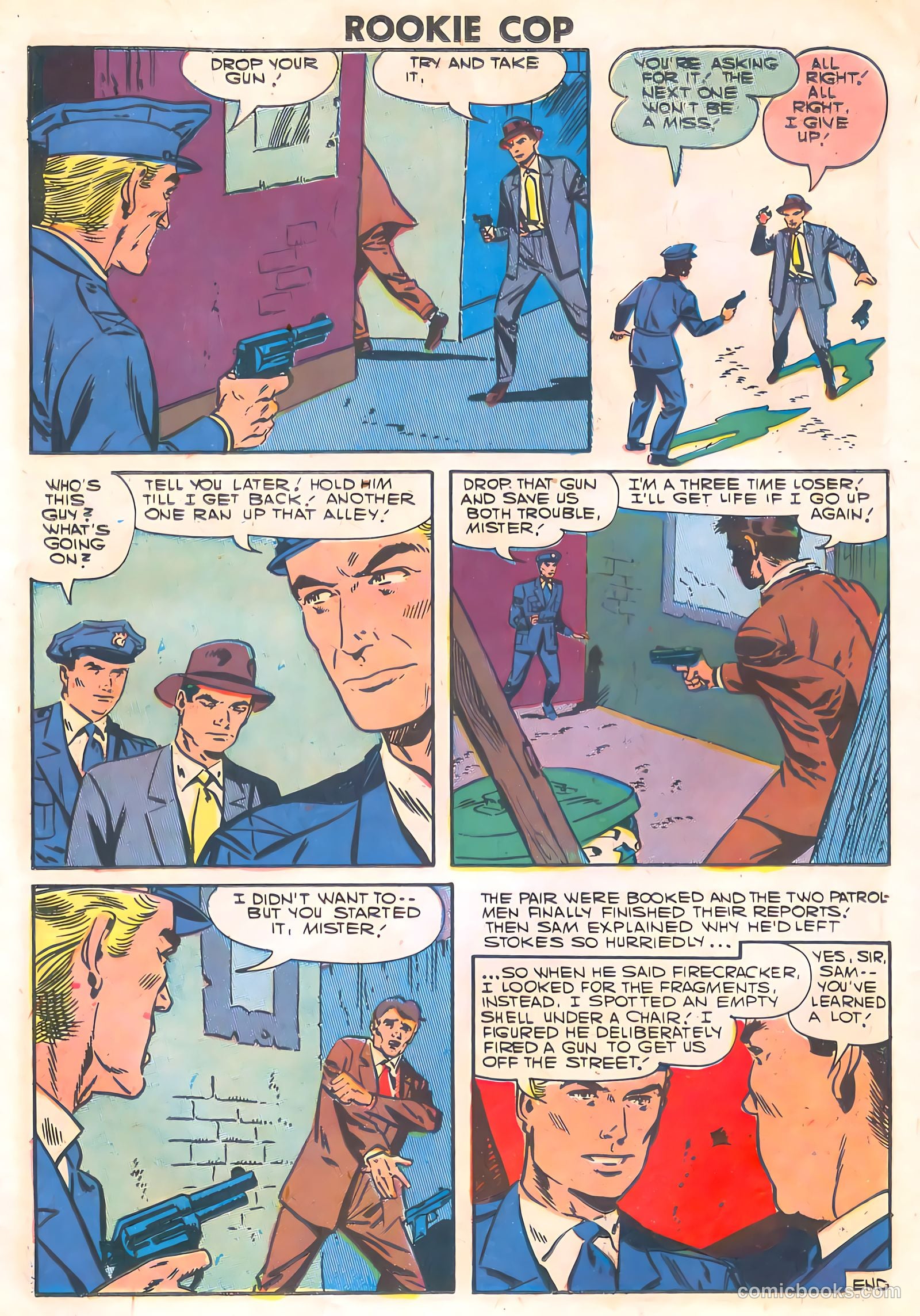 Rookie Cop #33 (1957) — page 26 of 36