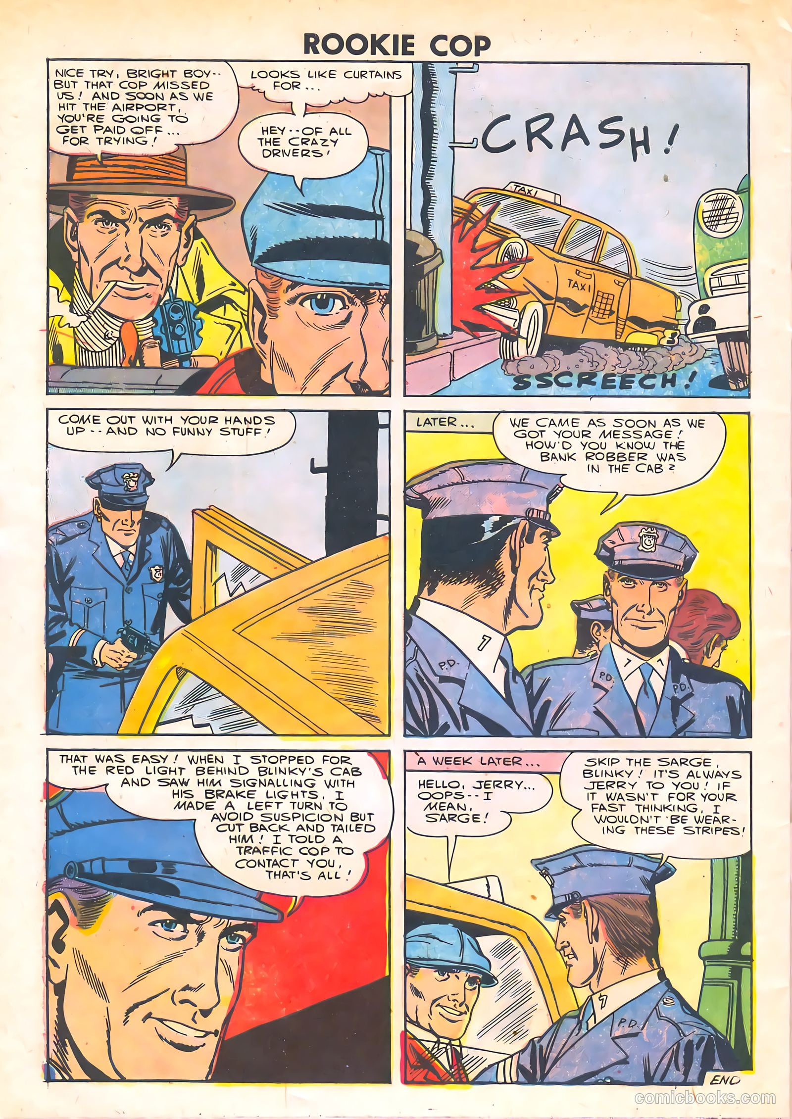 Rookie Cop #33 (1957) — page 32 of 36