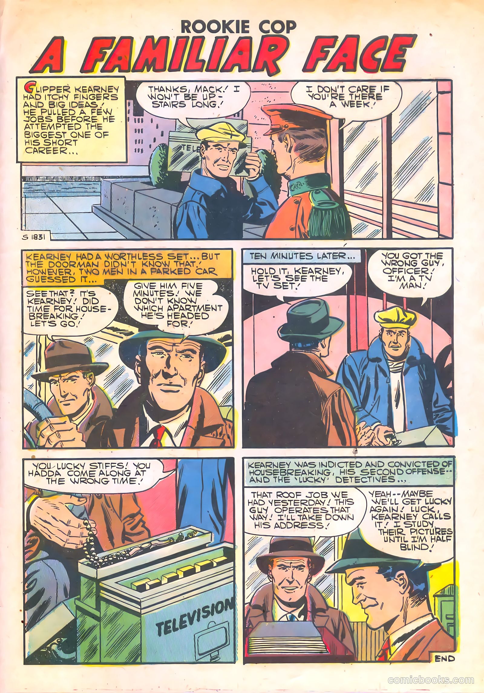 Rookie Cop #33 (1957) — page 33 of 36