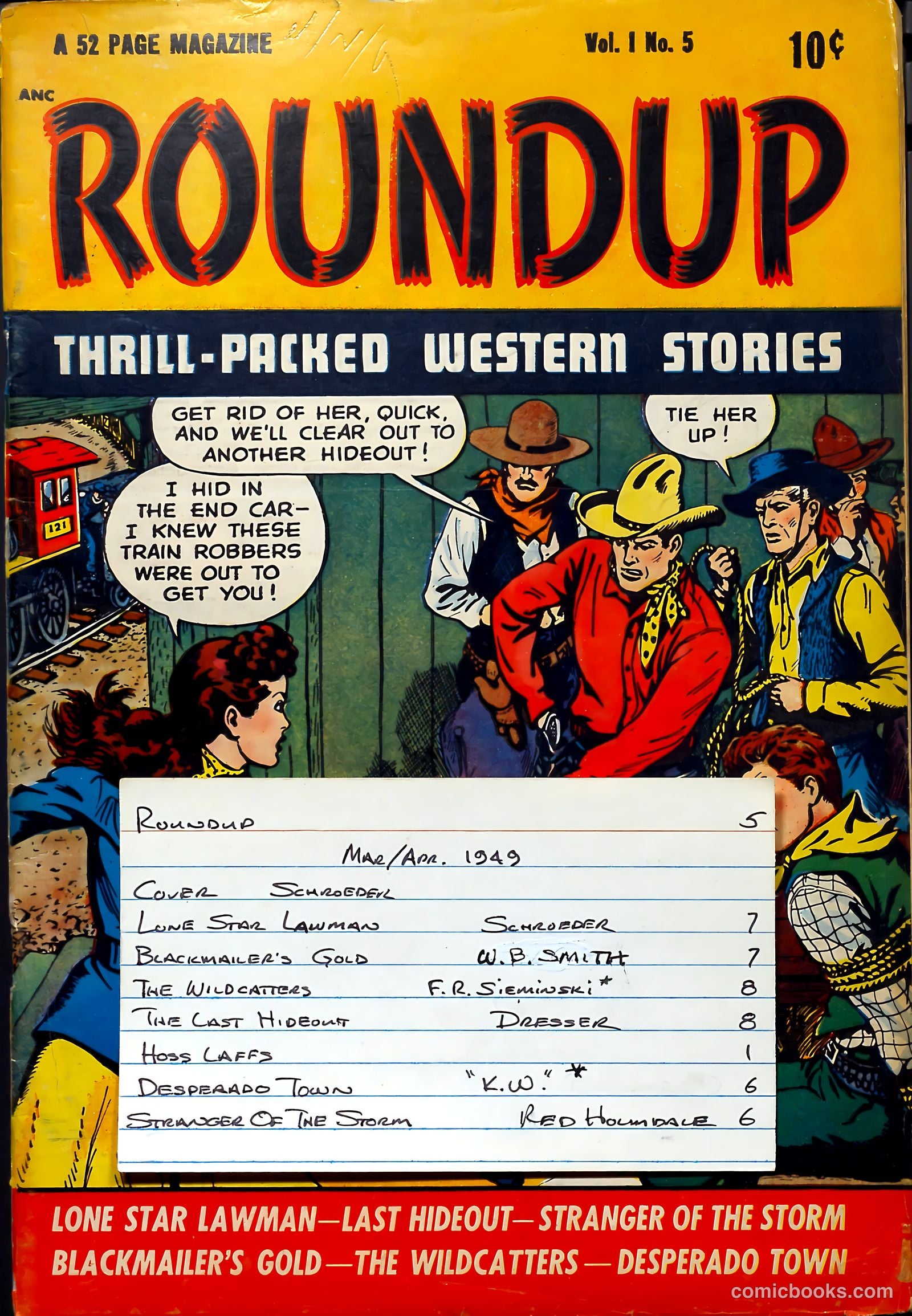 Roundup #5 (1949) — page 53 of 53