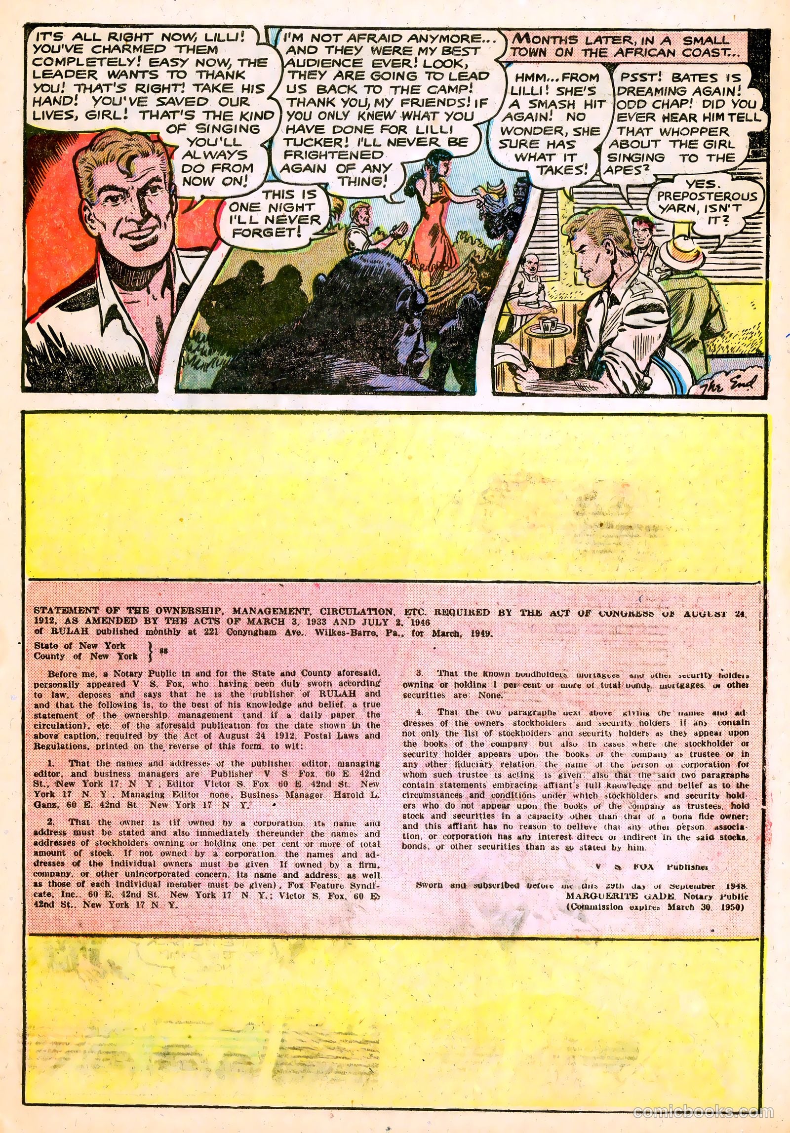 Rulah #24 (1949) — page 33 of 36