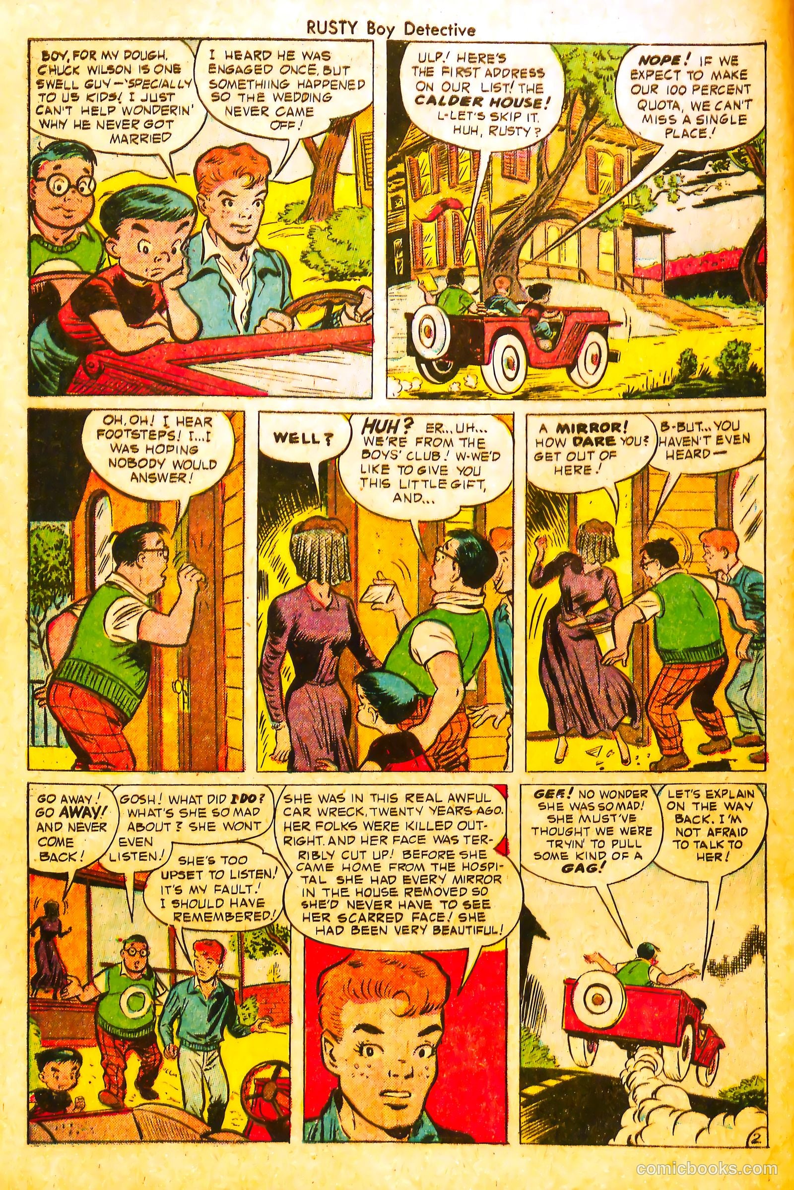 Rusty Boy Detective #3 (1955) — page 4 of 36