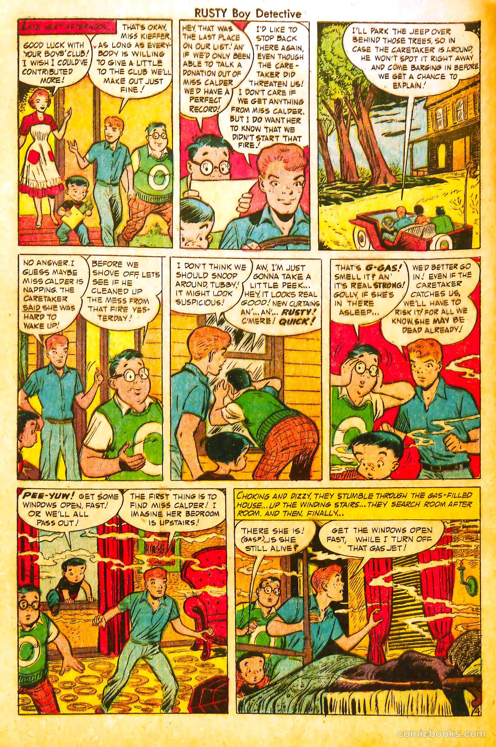 Rusty Boy Detective #3 (1955) — page 6 of 36