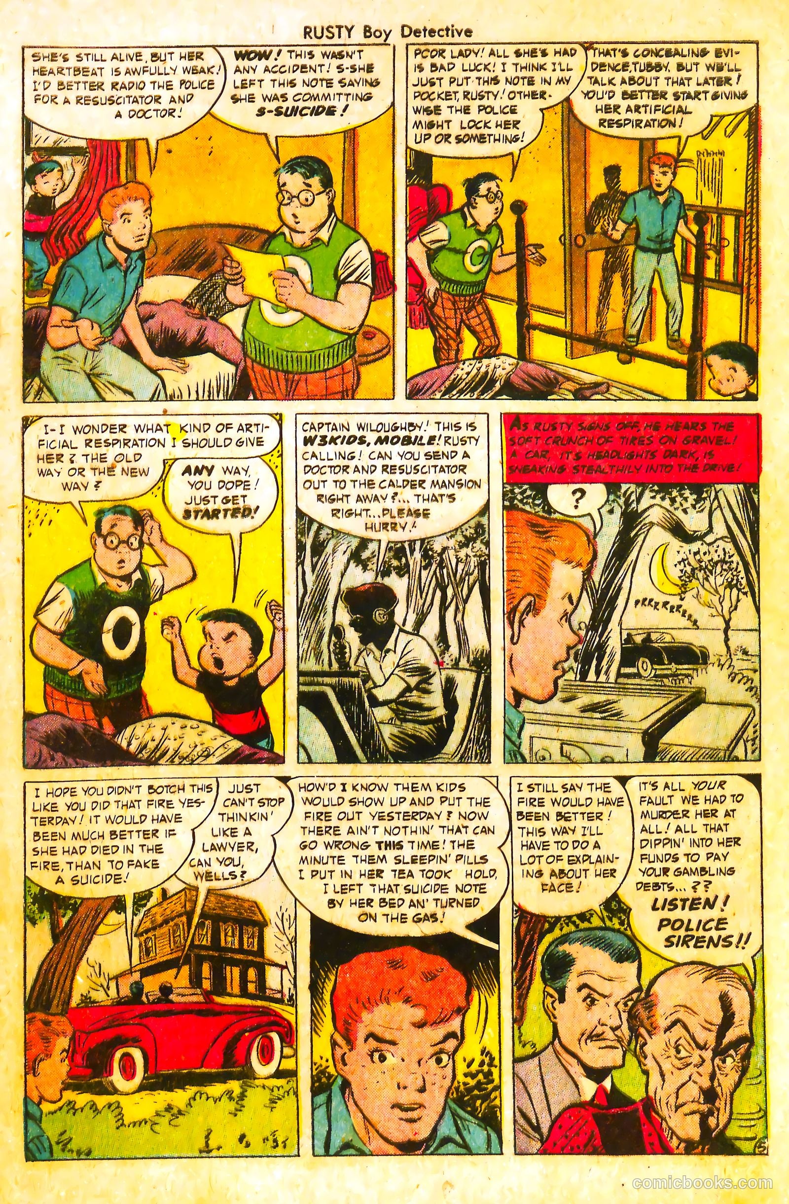 Rusty Boy Detective #3 (1955) — page 7 of 36