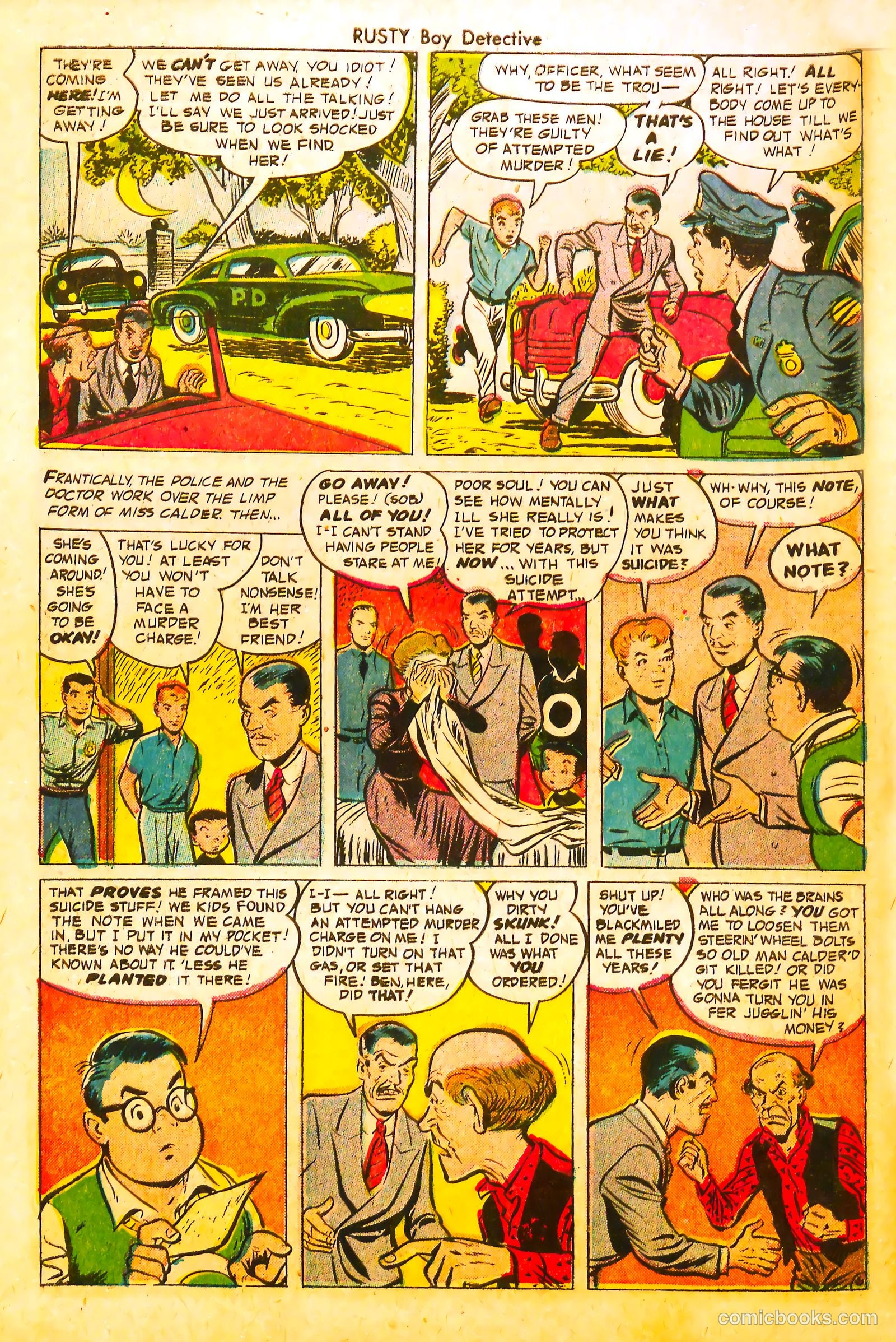 Rusty Boy Detective #3 (1955) — page 8 of 36