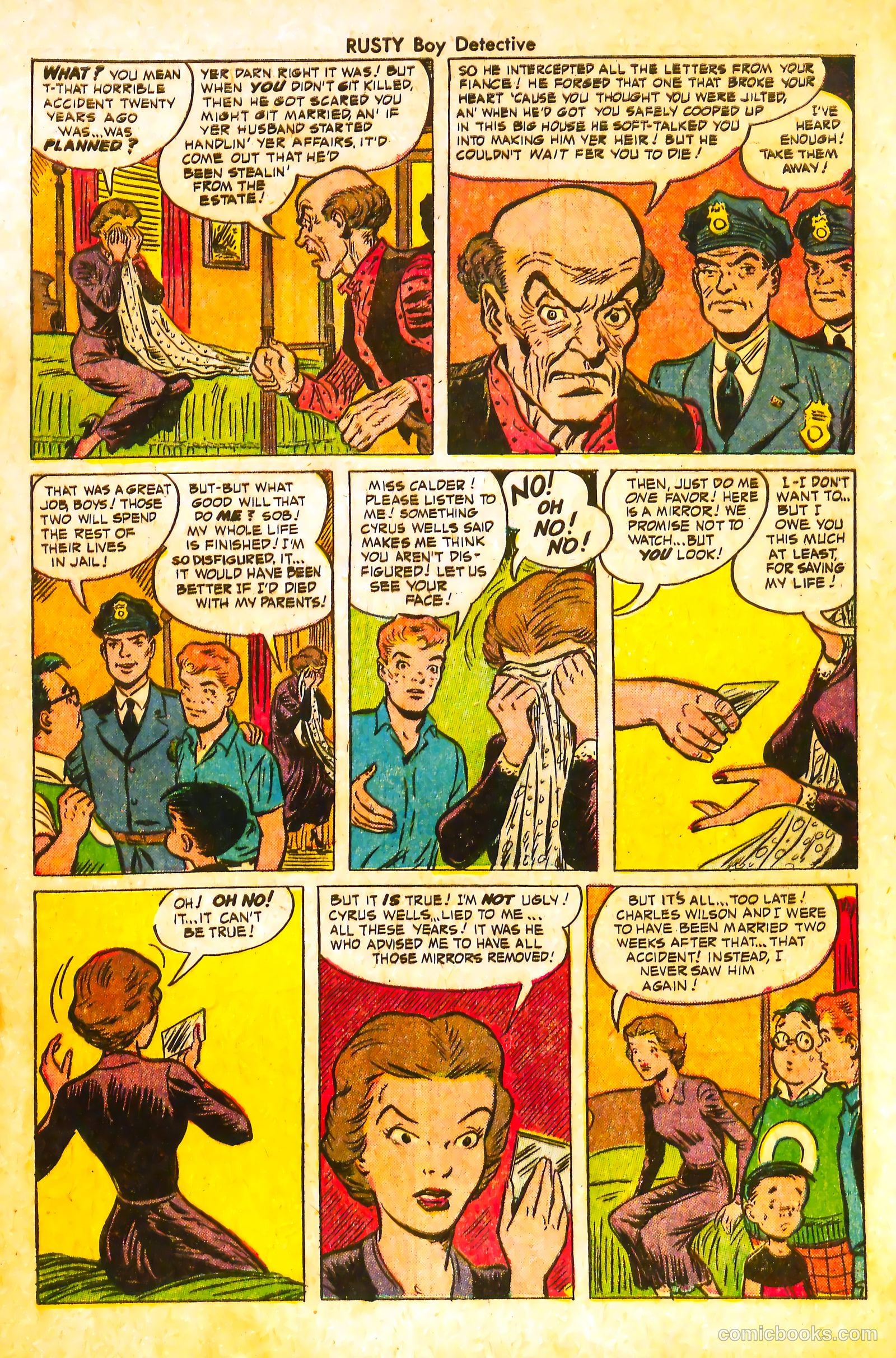 Rusty Boy Detective #3 (1955) — page 9 of 36