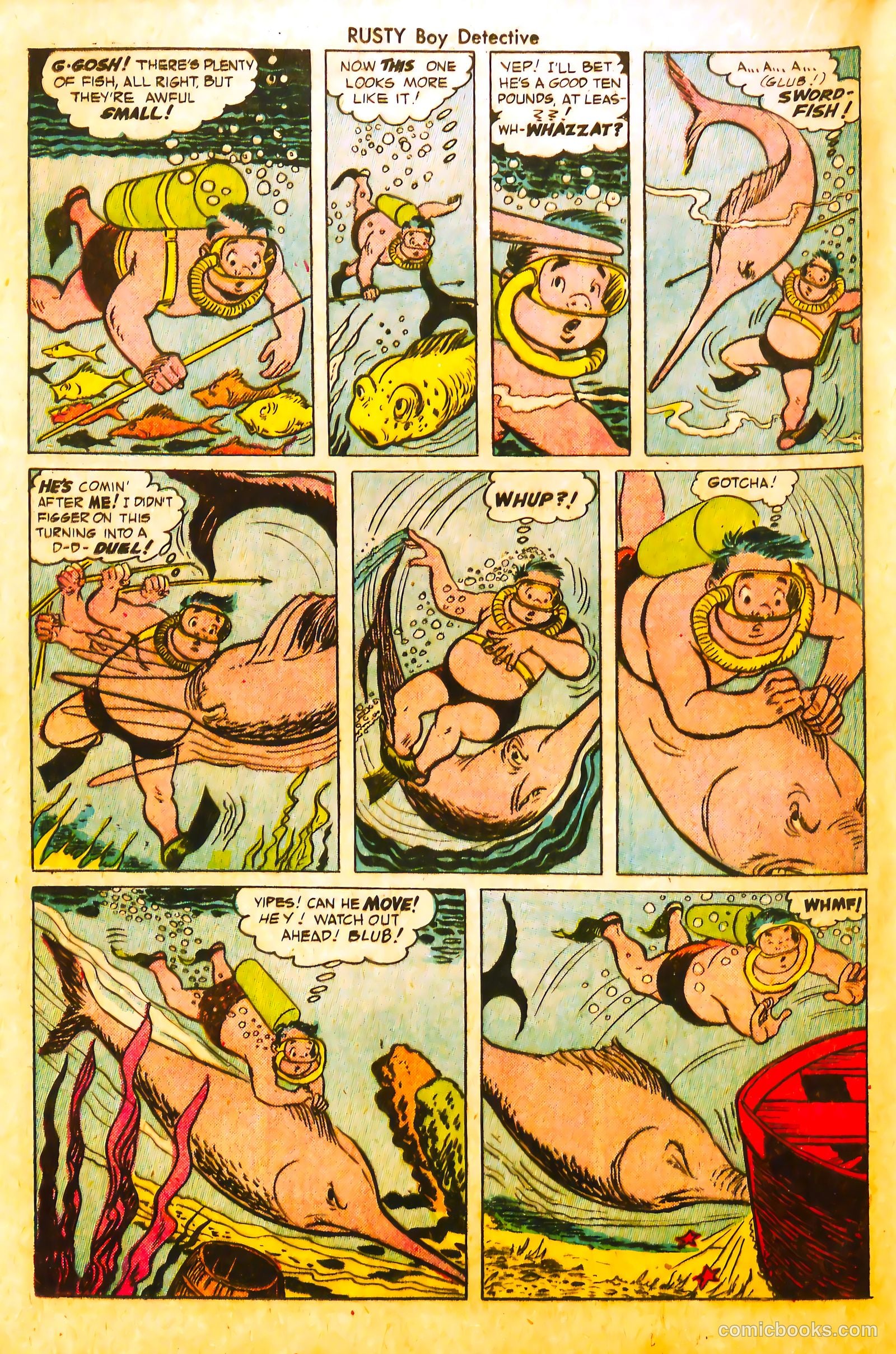 Rusty Boy Detective #3 (1955) — page 14 of 36