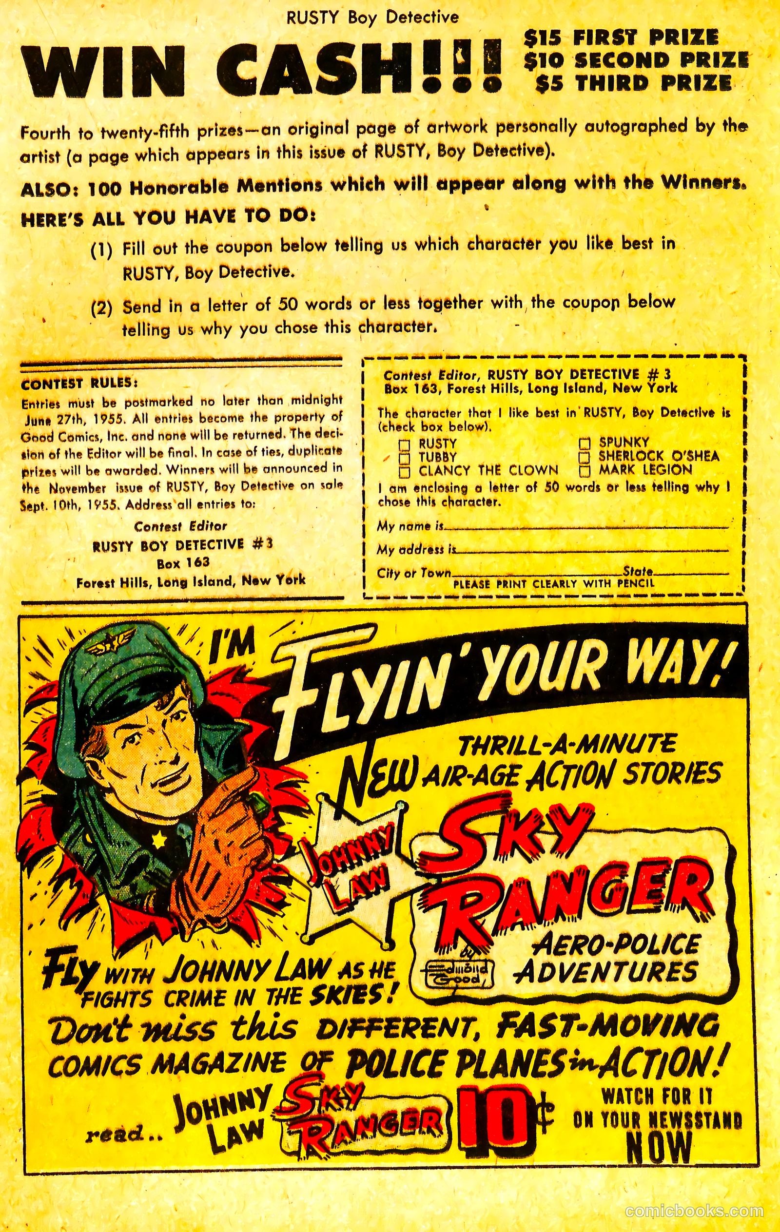 Rusty Boy Detective #3 (1955) — page 17 of 36