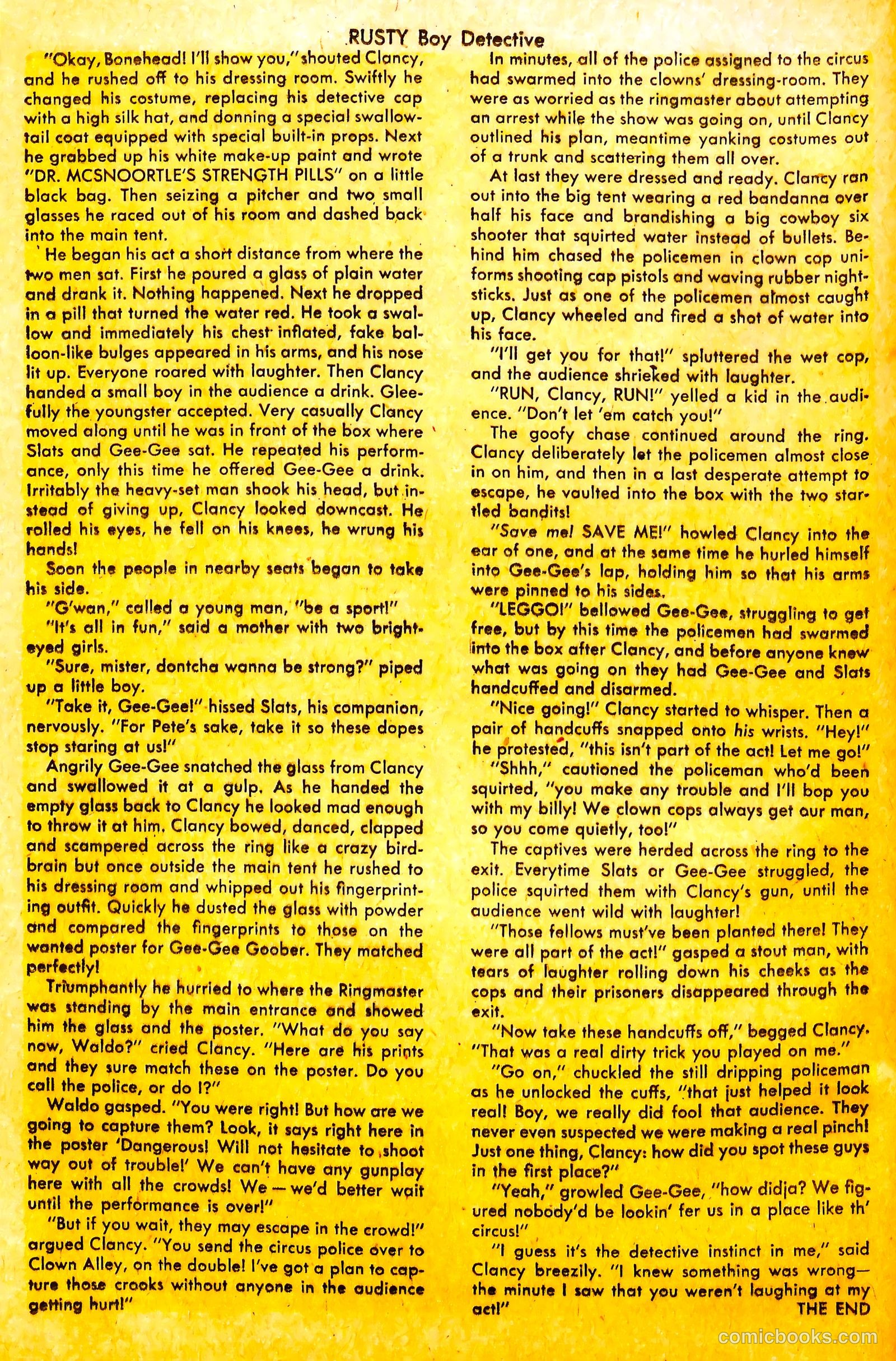 Rusty Boy Detective #3 (1955) — page 22 of 36