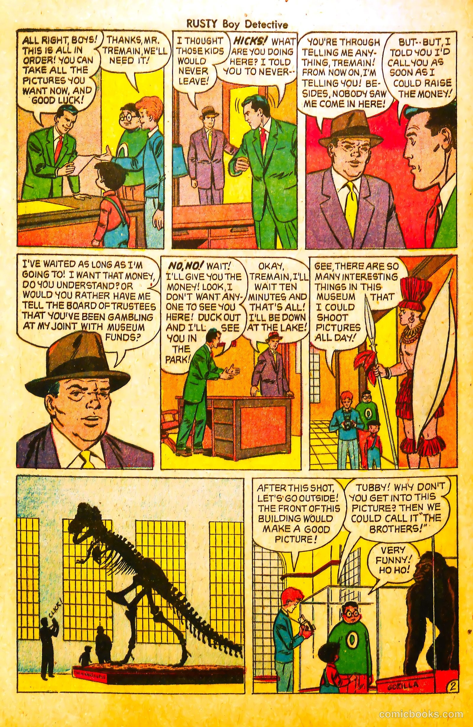 Rusty Boy Detective #3 (1955) — page 28 of 36