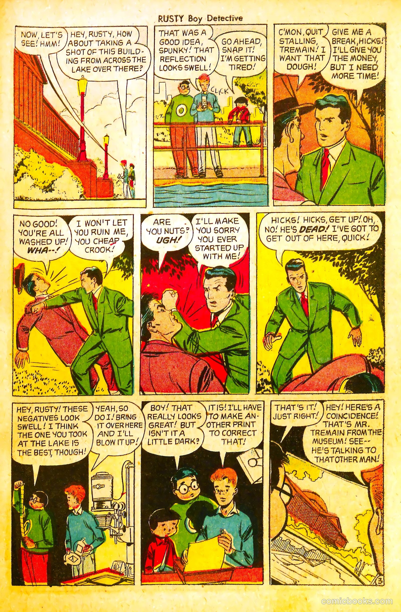 Rusty Boy Detective #3 (1955) — page 29 of 36