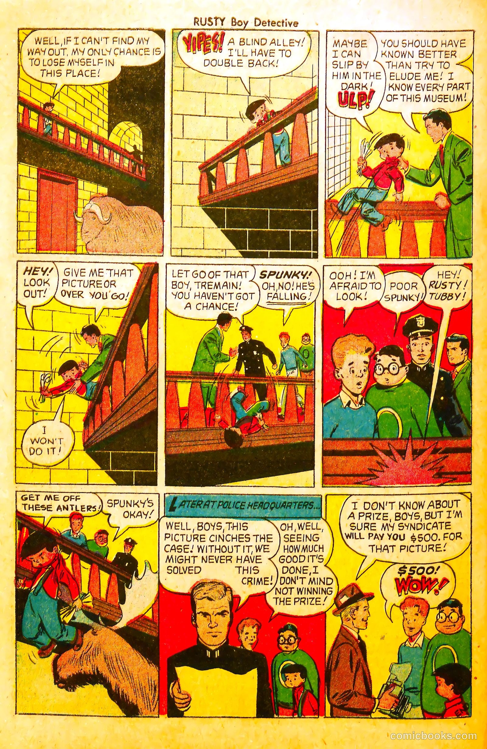 Rusty Boy Detective #3 (1955) — page 32 of 36