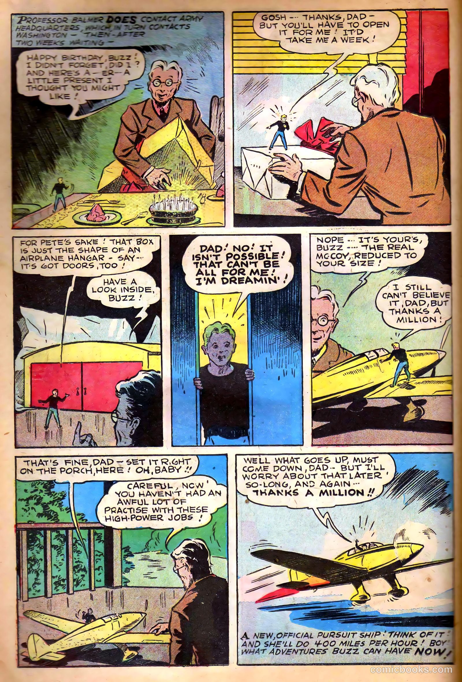 Bang-Up Comics #1 (1941) — page 35 of 69