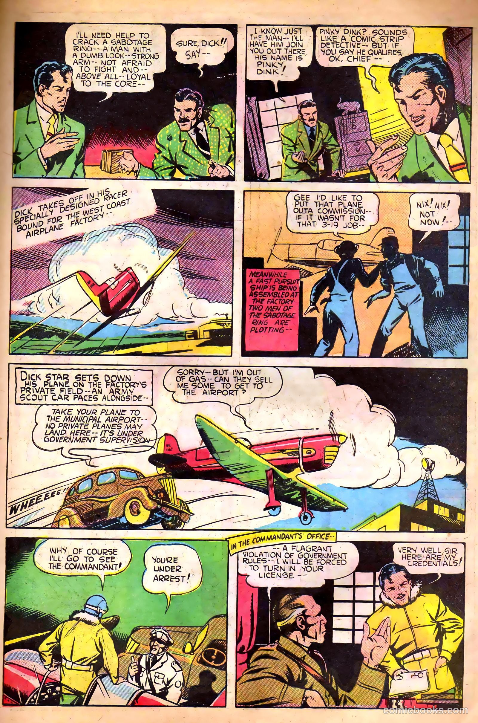 Bang-Up Comics #1 (1941) — page 44 of 69