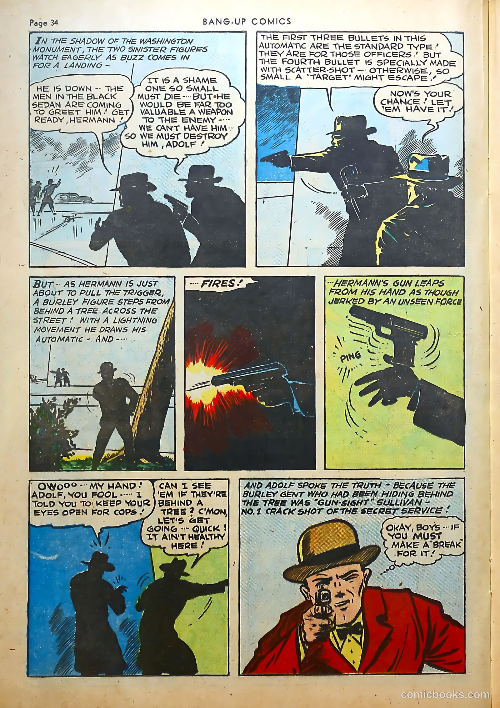Bang-Up Comics #2 (1942) — page 35 of 66