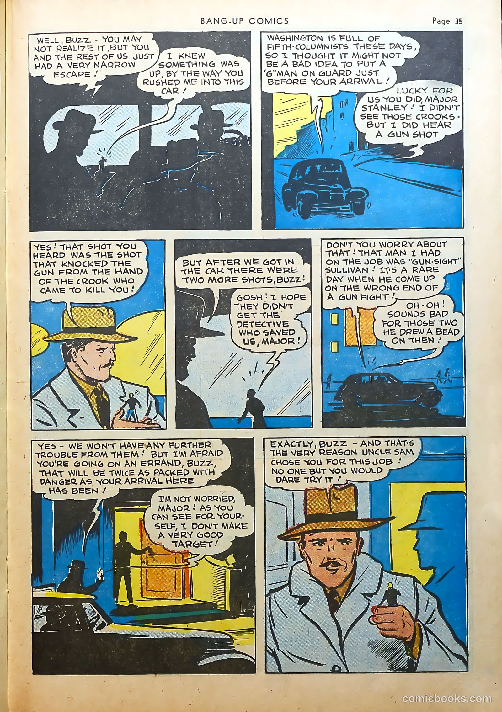 Bang-Up Comics #2 (1942) — page 36 of 66