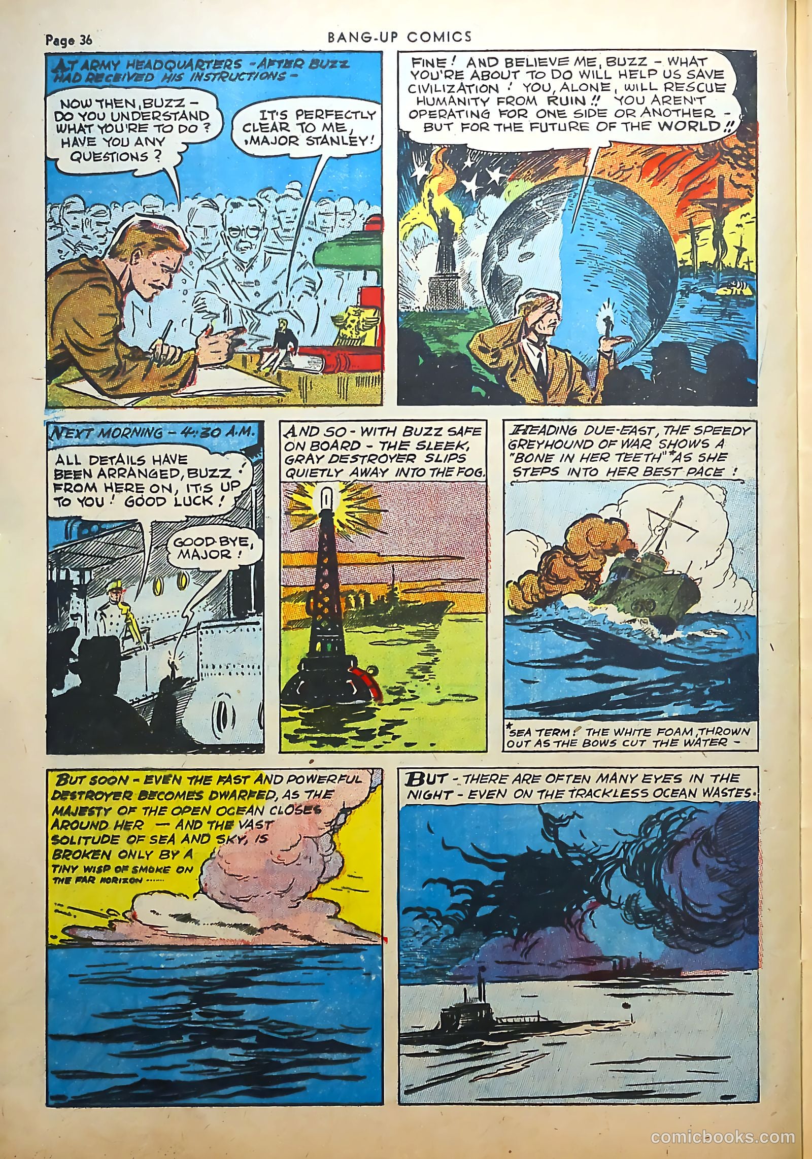 Bang-Up Comics #2 (1942) — page 37 of 66