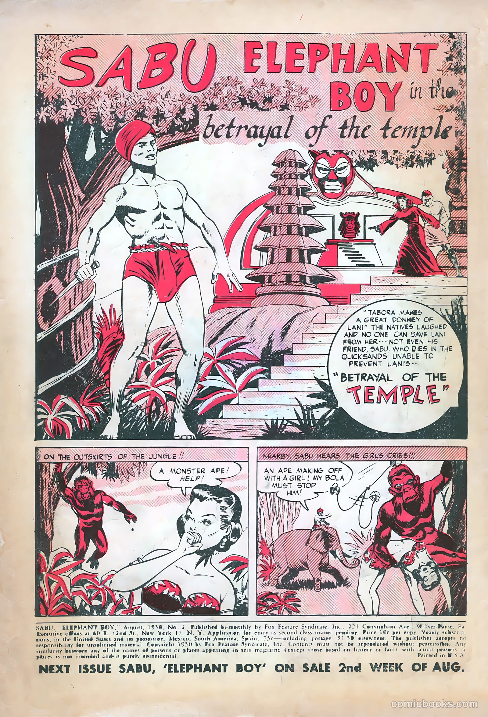 Sabu "Elephant Boy" #2 (1950) — page 3 of 37