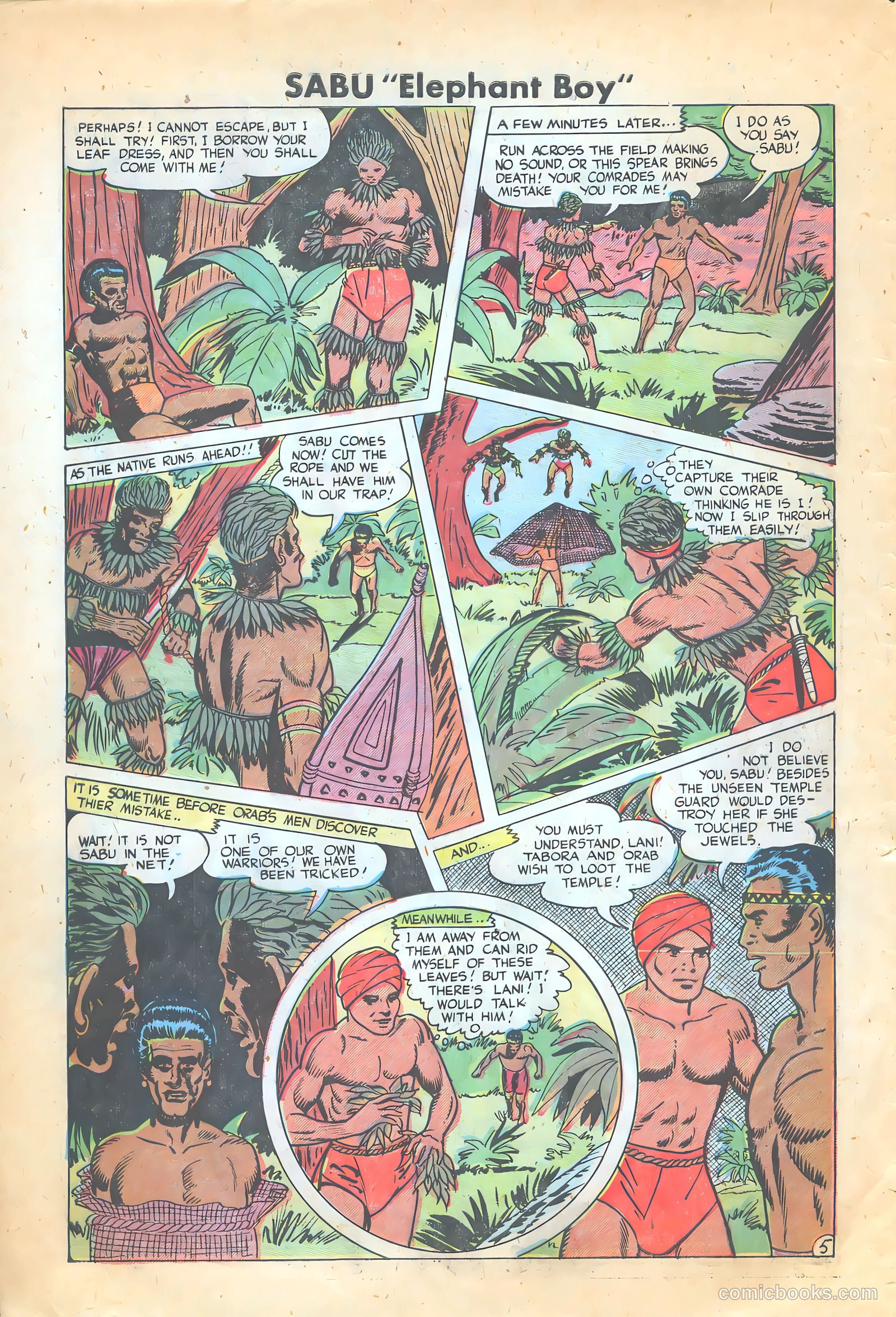 Sabu "Elephant Boy" #2 (1950) — page 7 of 37