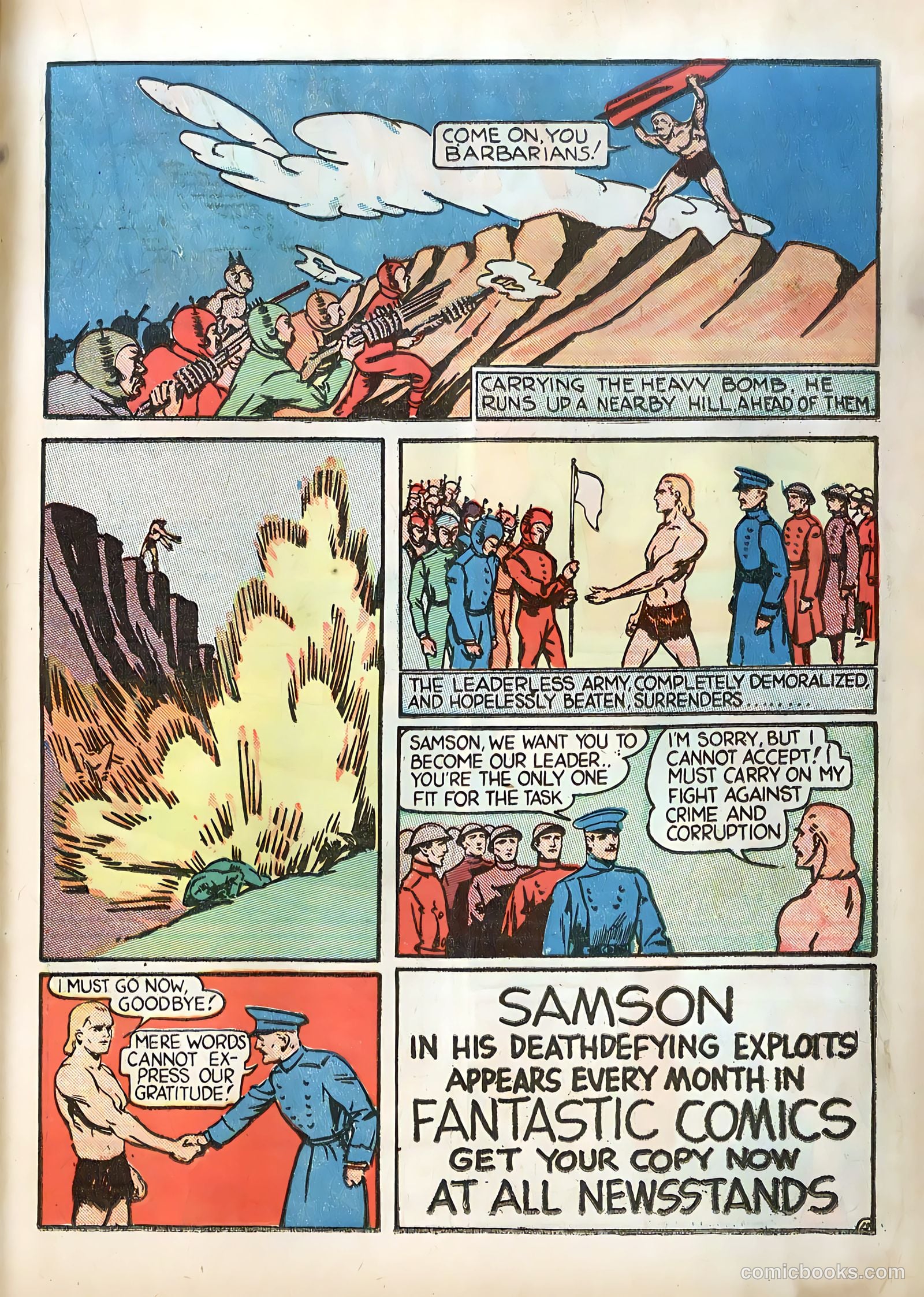 Samson #1 (1940) — page 30 of 70