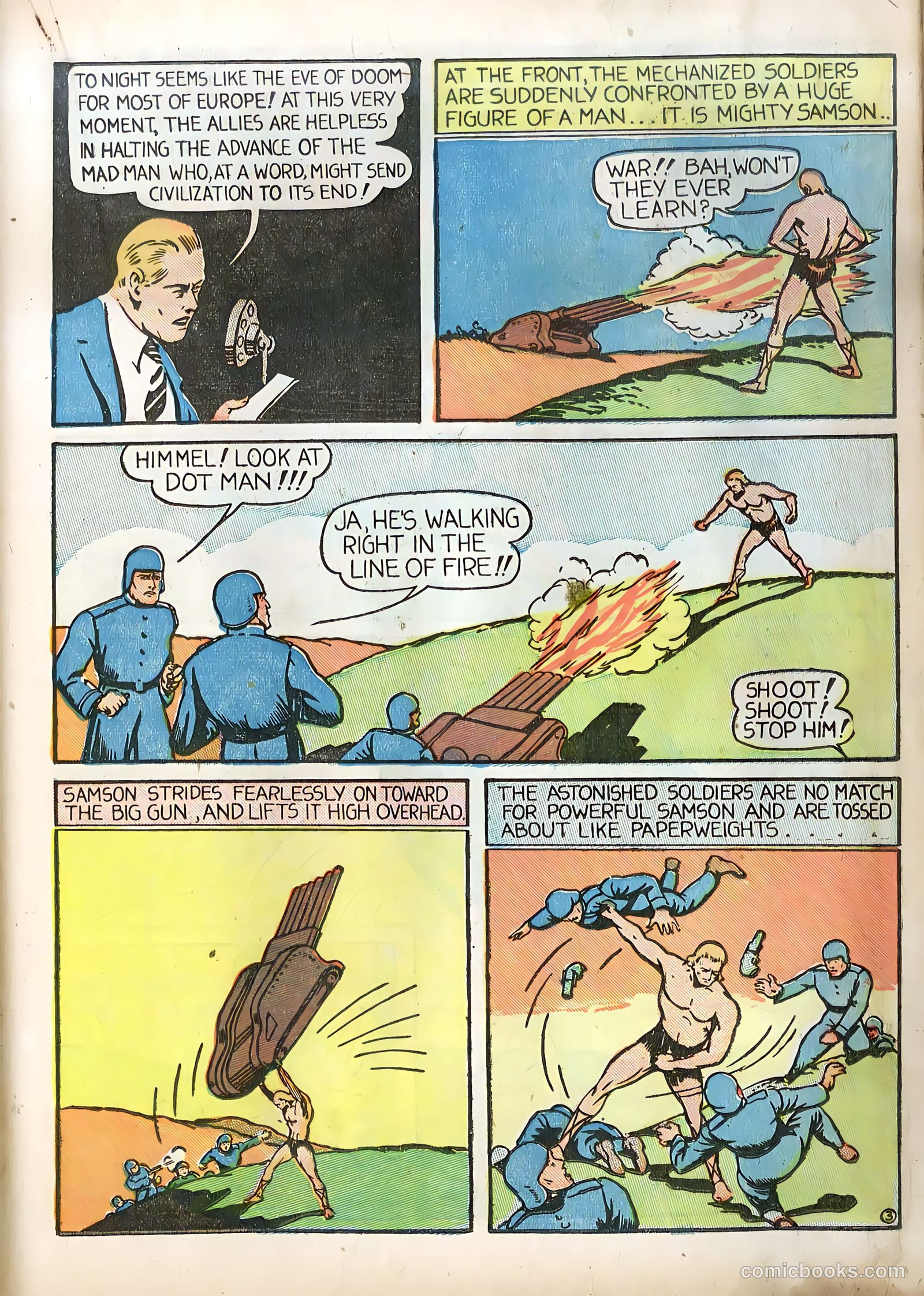 Samson #1 (1940) — page 36 of 70