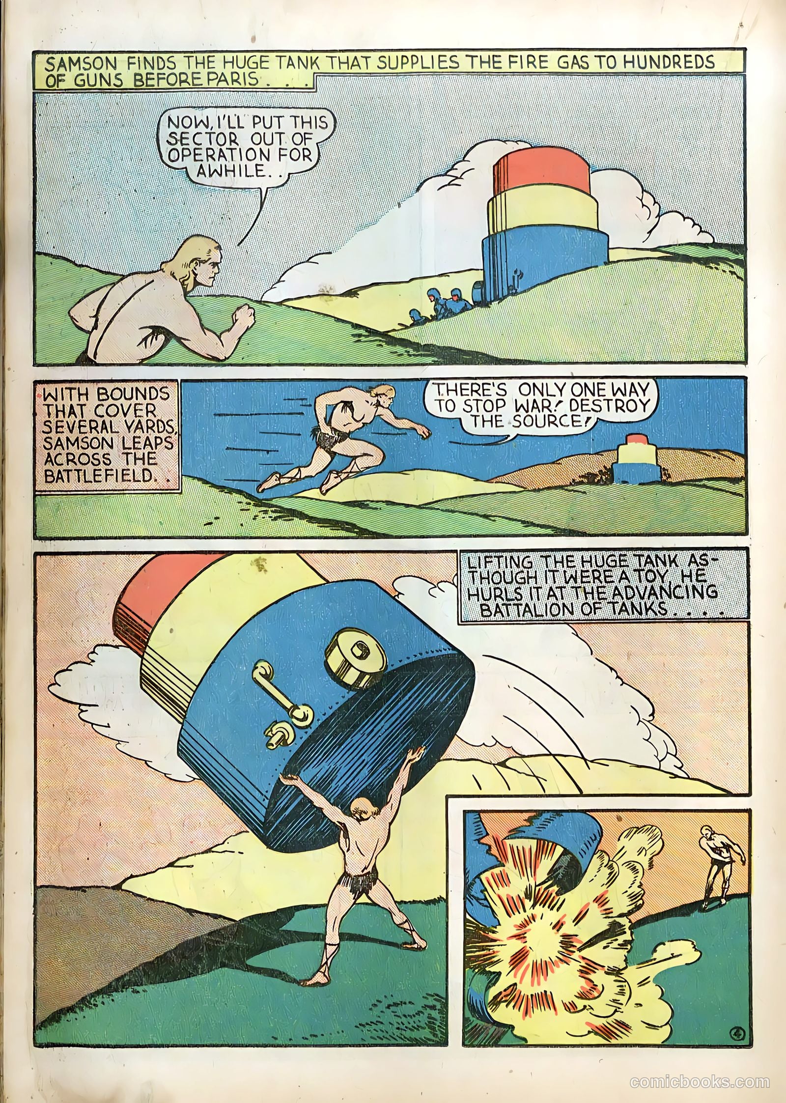 Samson #1 (1940) — page 37 of 70