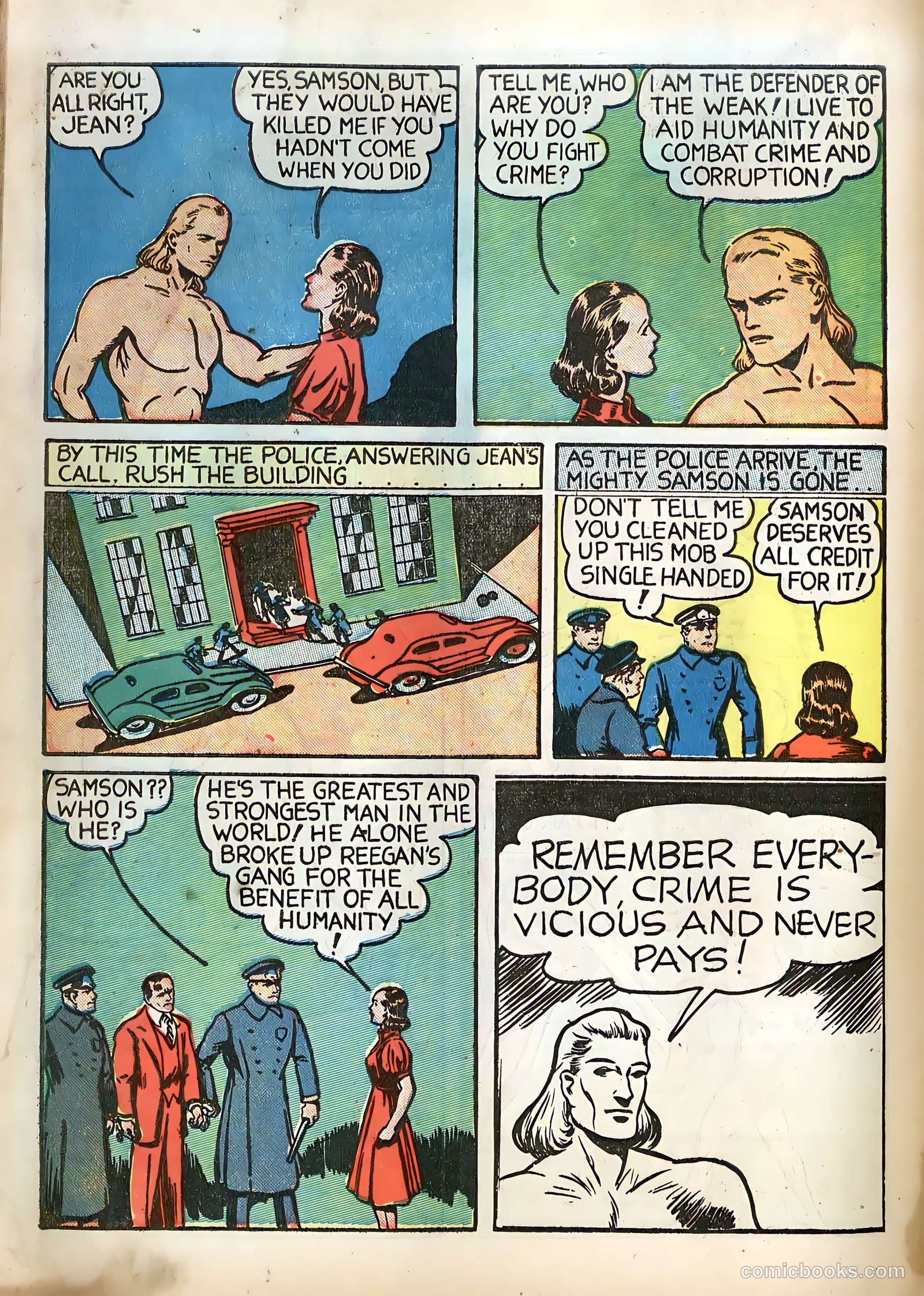 Samson #1 (1940) — page 61 of 70