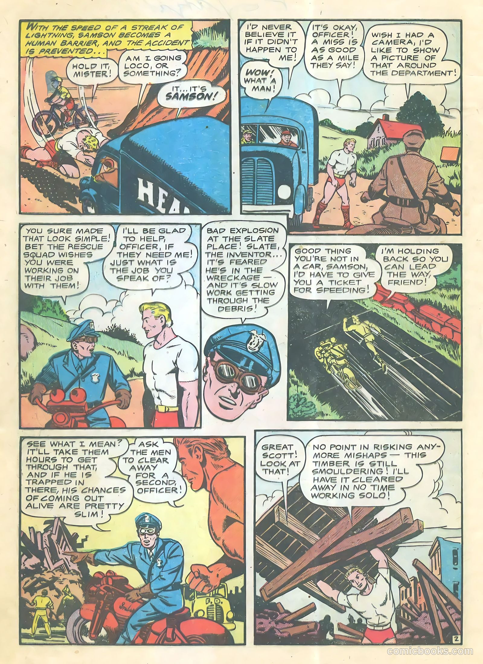 Samson #14 (1955) — page 4 of 37