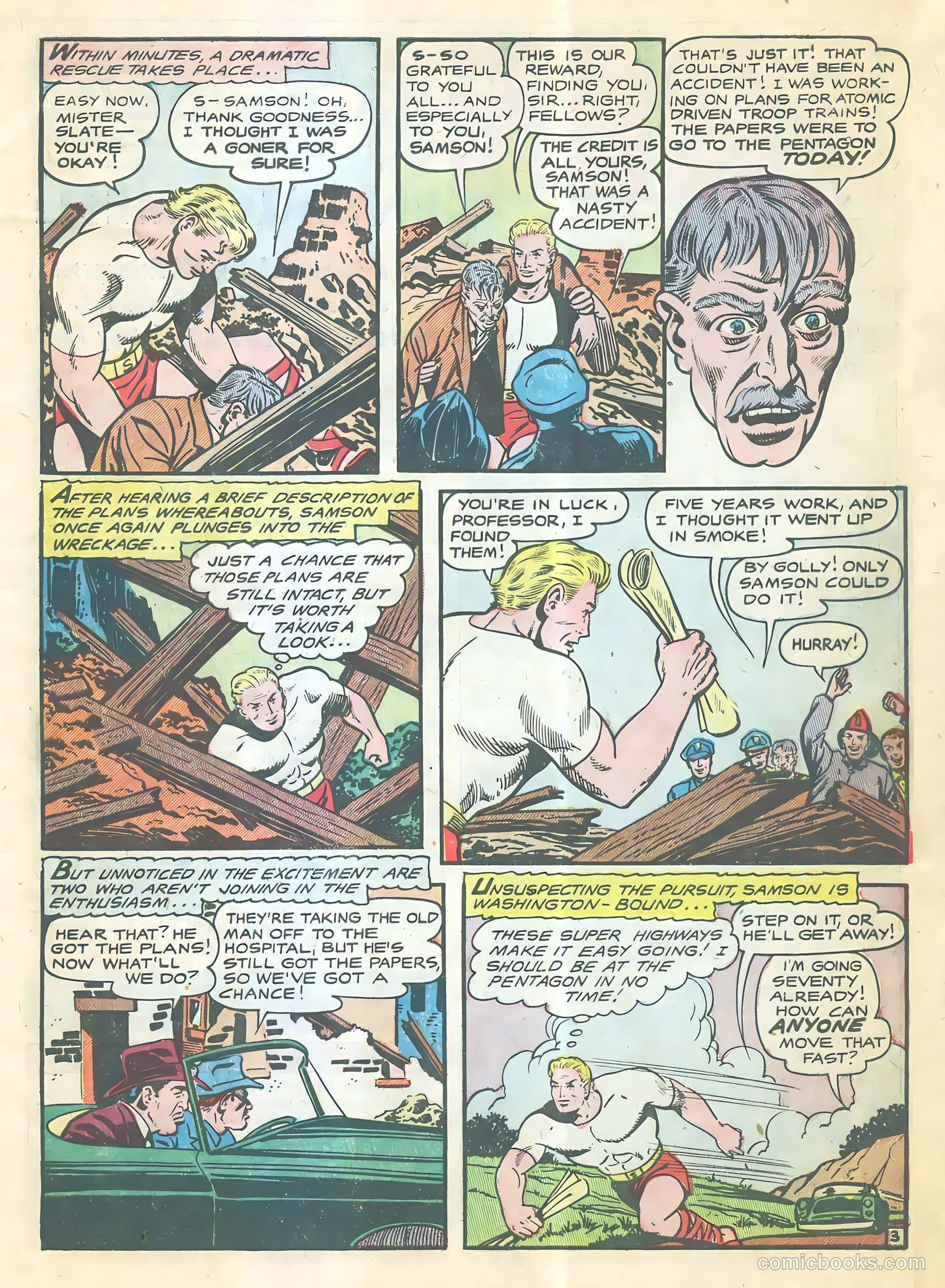 Samson #14 (1955) — page 5 of 37