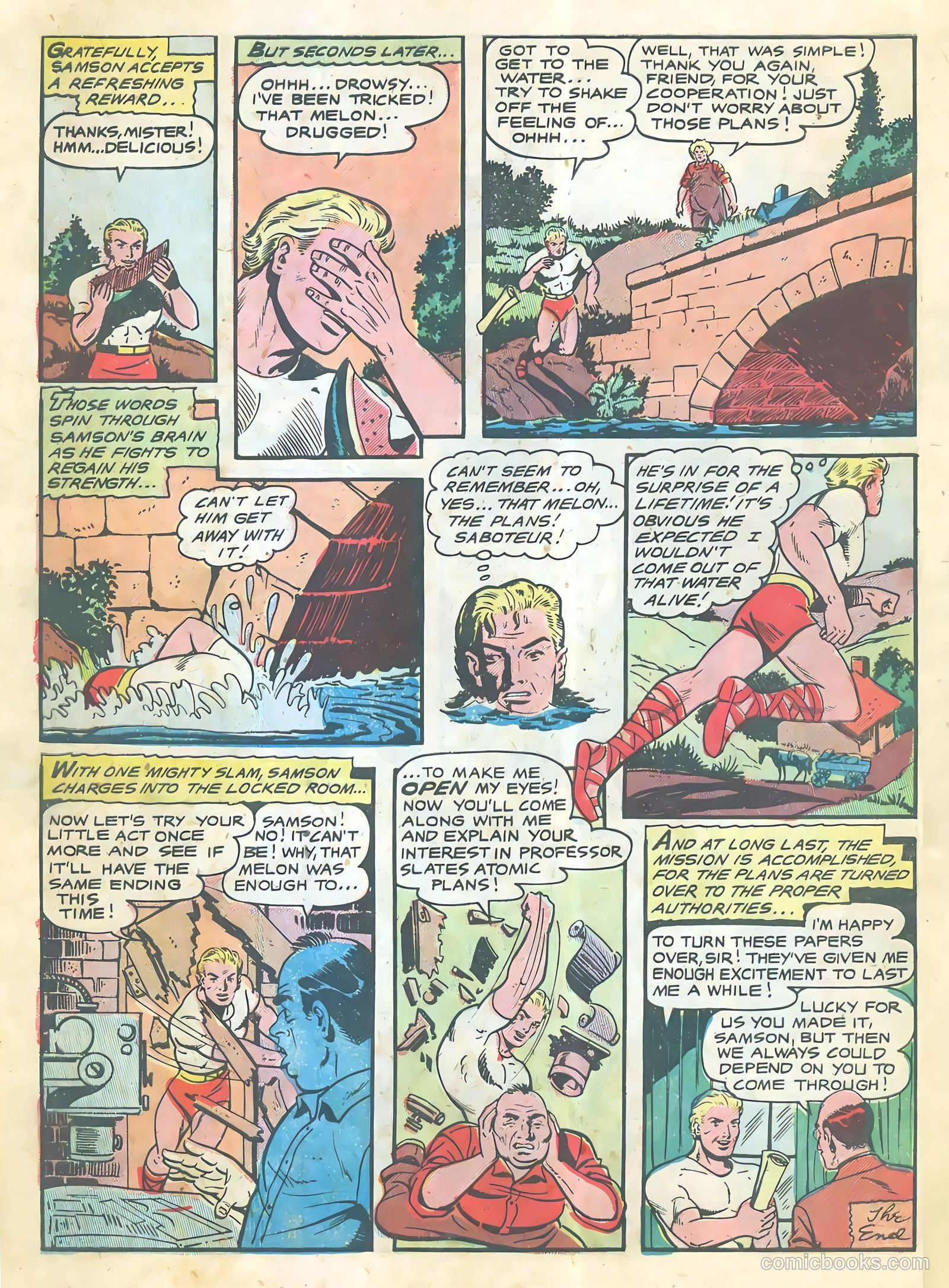 Samson #14 (1955) — page 10 of 37