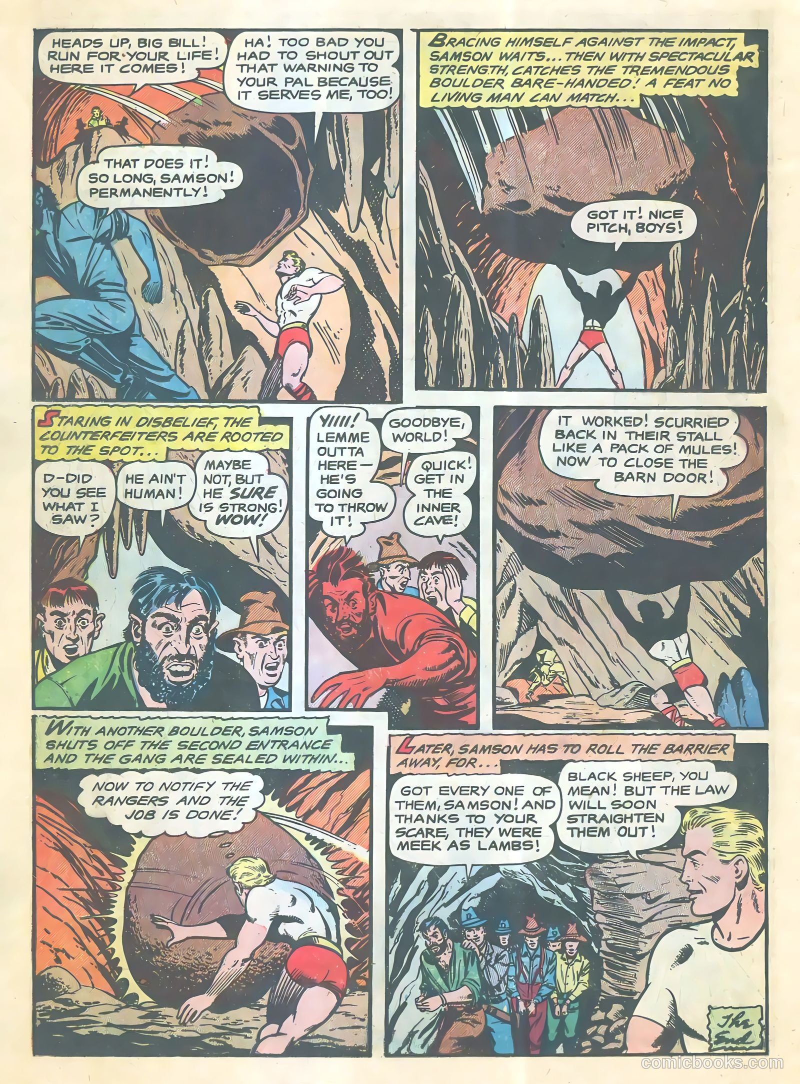 Samson #14 (1955) — page 16 of 37
