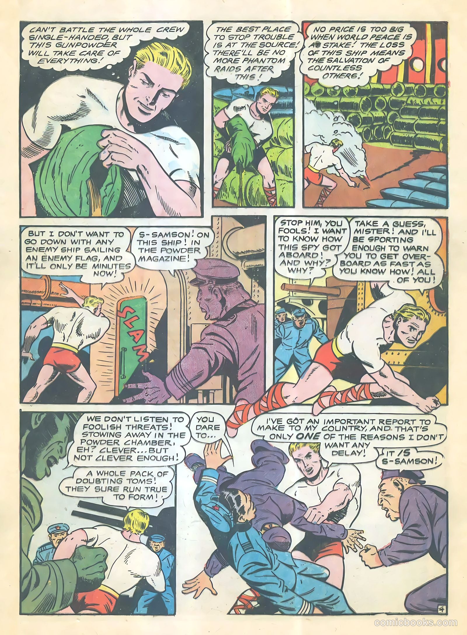 Samson #14 (1955) — page 33 of 37