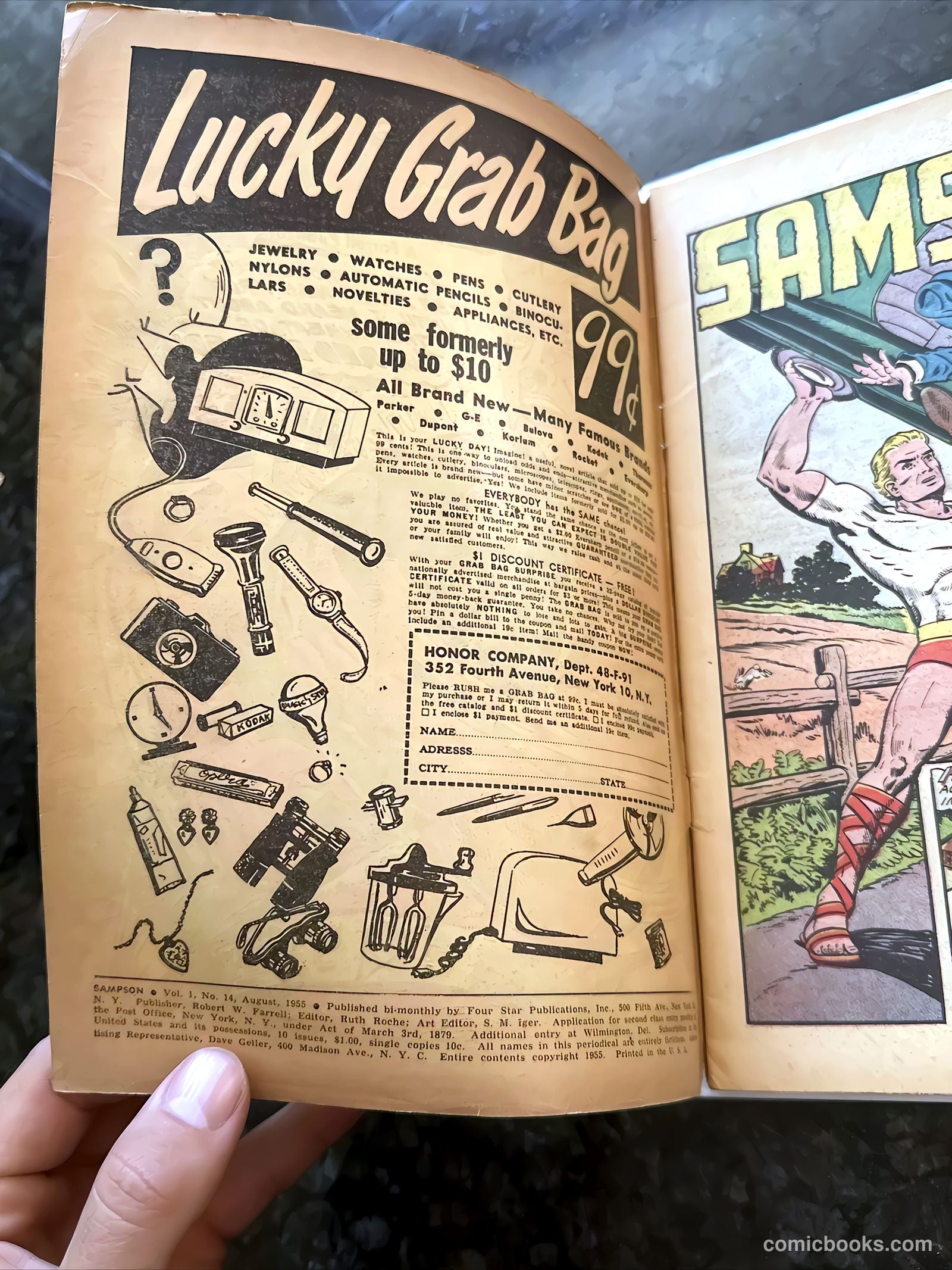 Samson #14 (1955) — page 37 of 37