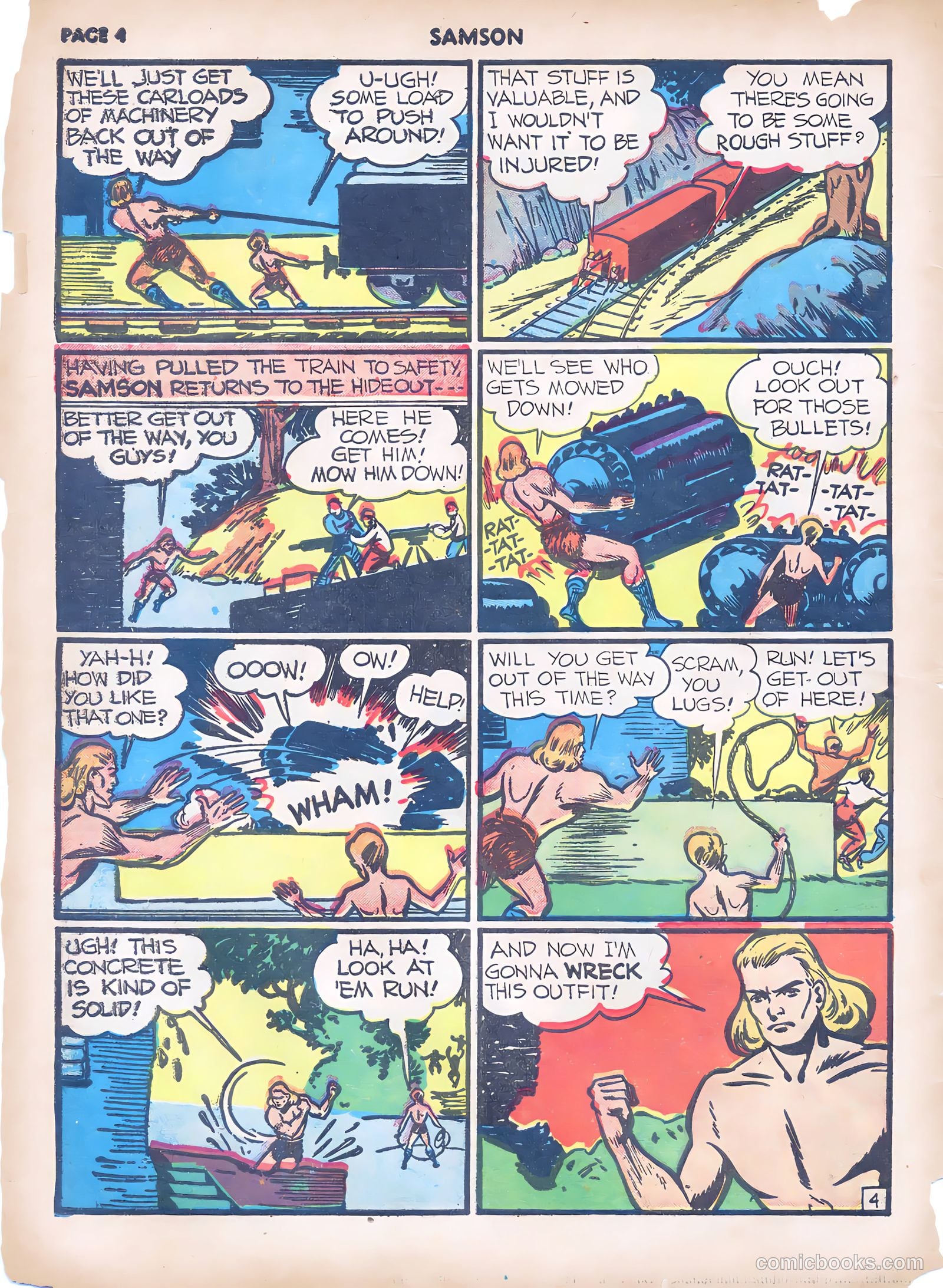 Samson #4 (1941) — page 6 of 67