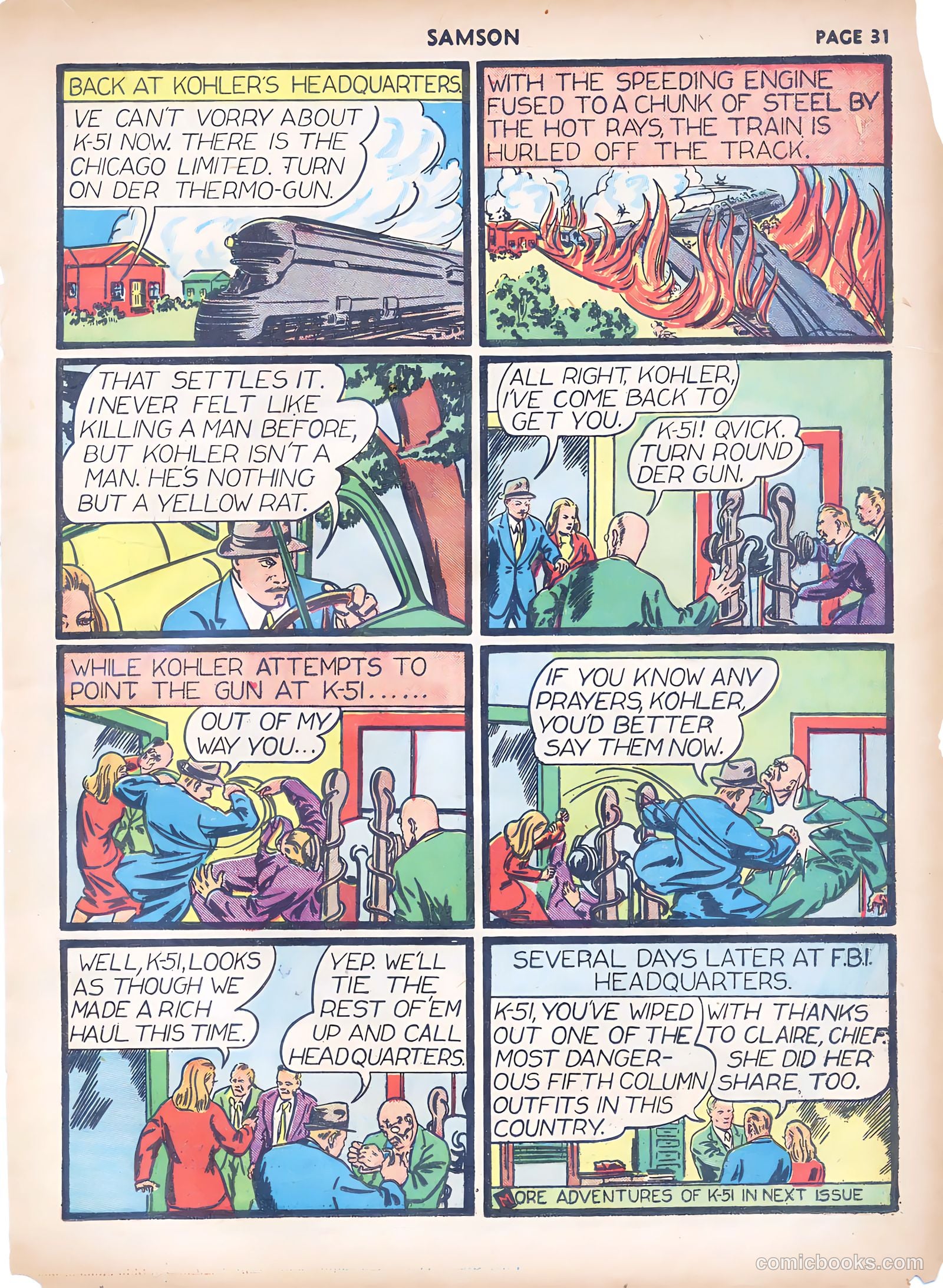 Samson #4 (1941) — page 33 of 67