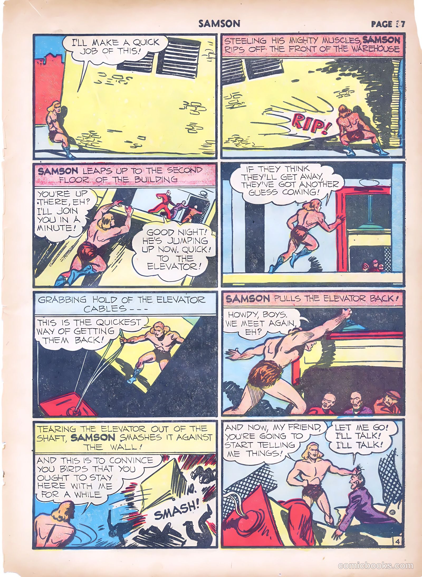 Samson #4 (1941) — page 38 of 67