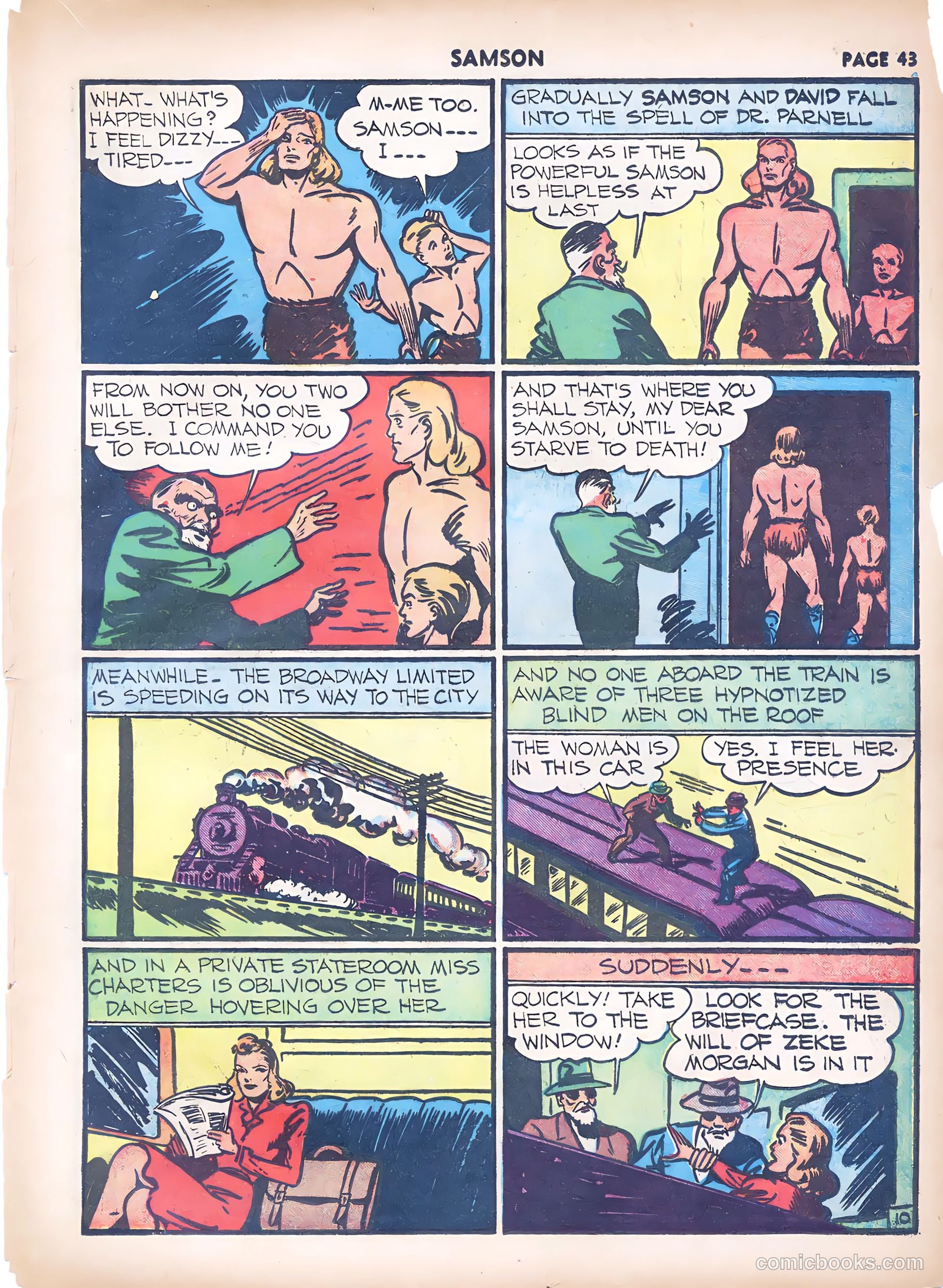 Samson #4 (1941) — page 44 of 67