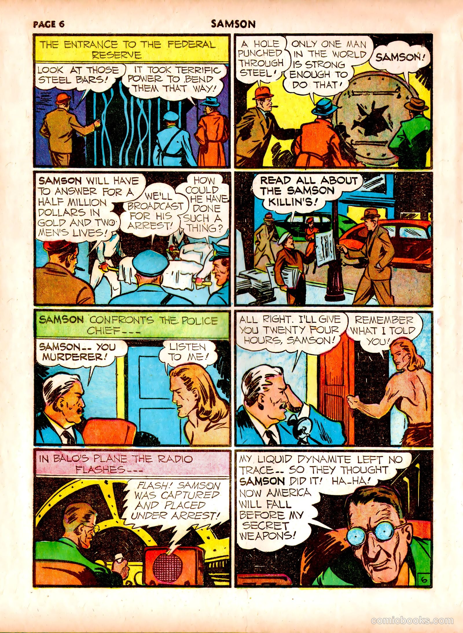 Samson #5 (1941) — page 8 of 67