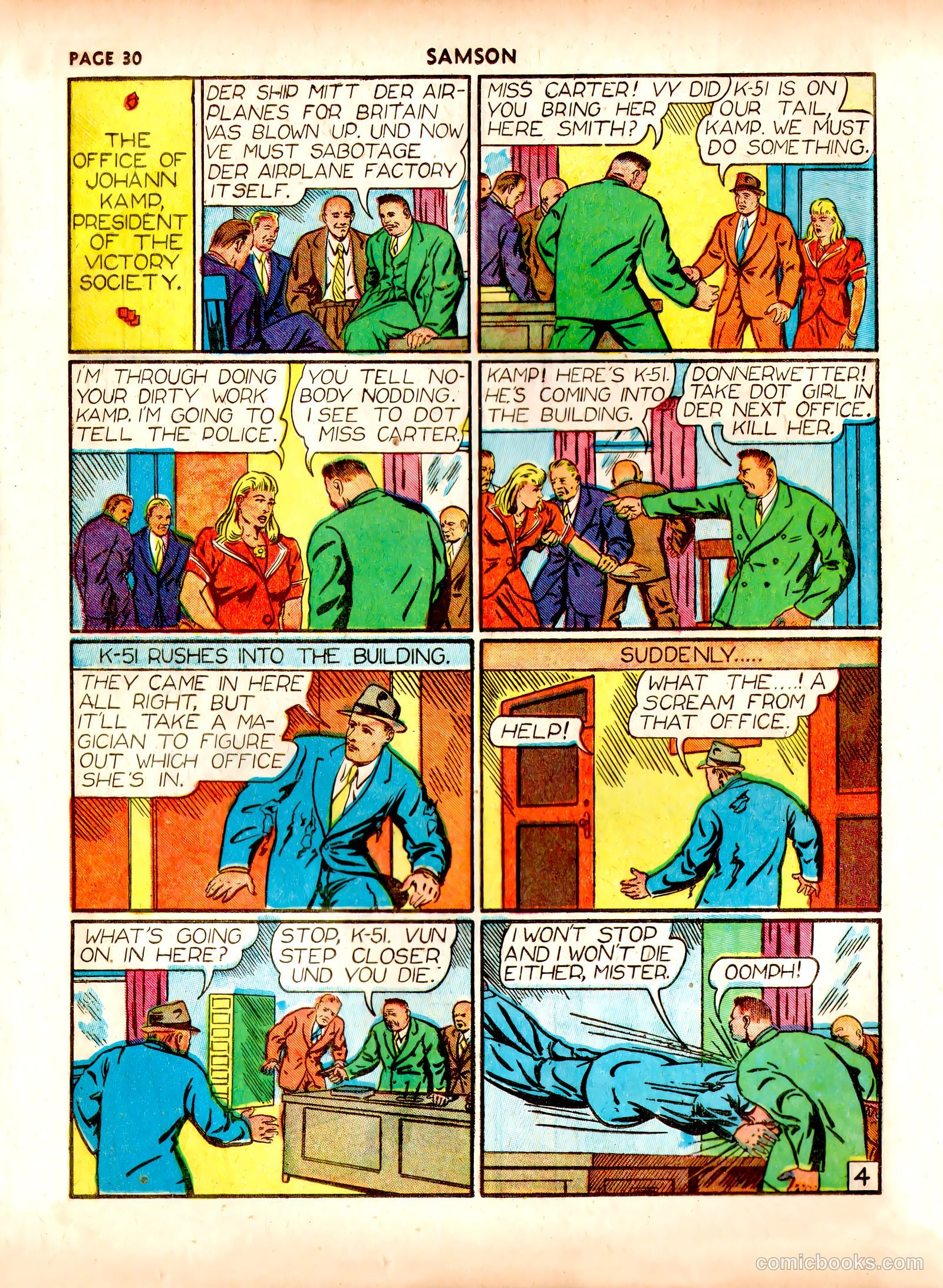 Samson #5 (1941) — page 32 of 67
