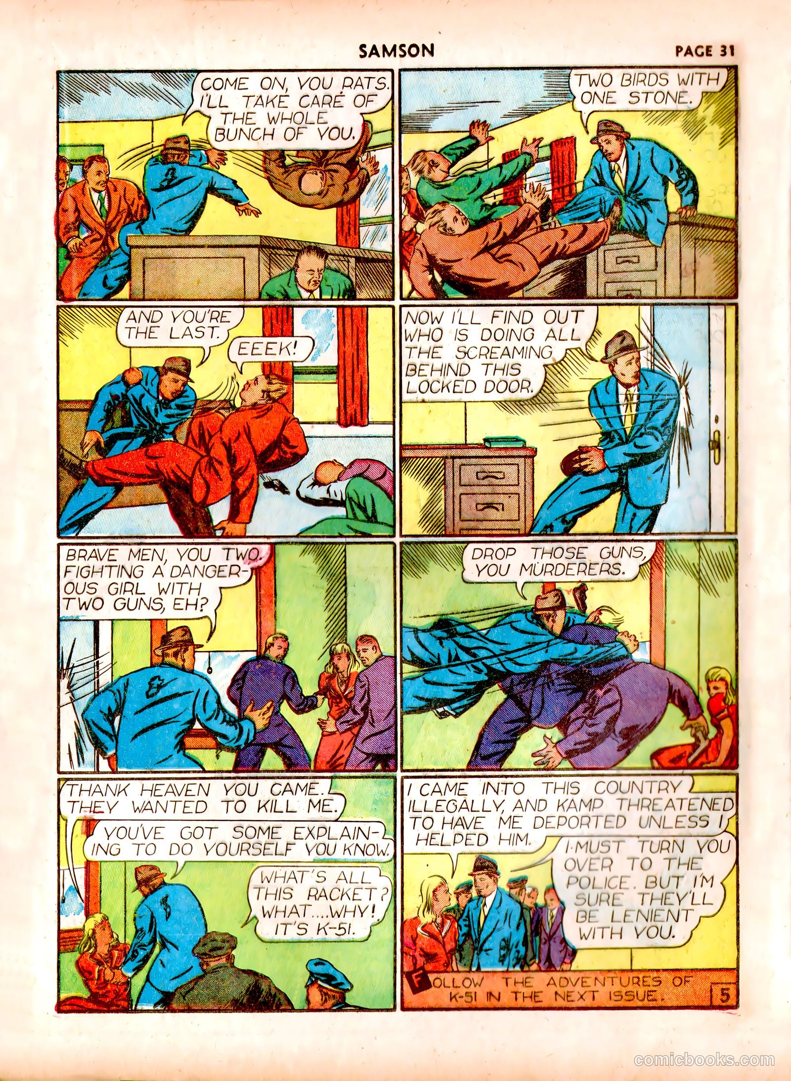 Samson #5 (1941) — page 33 of 67