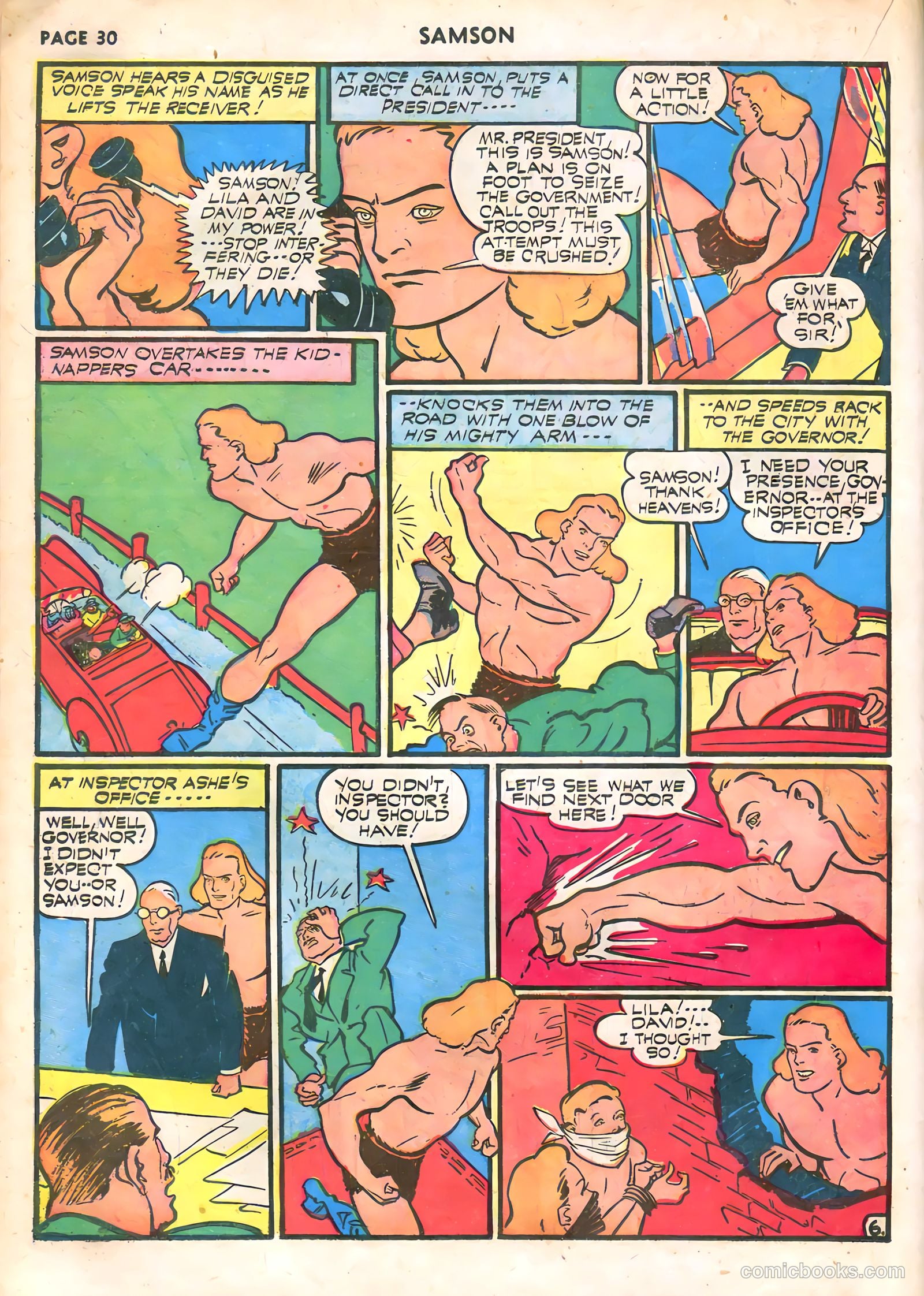 Samson #6 (1941) — page 32 of 68
