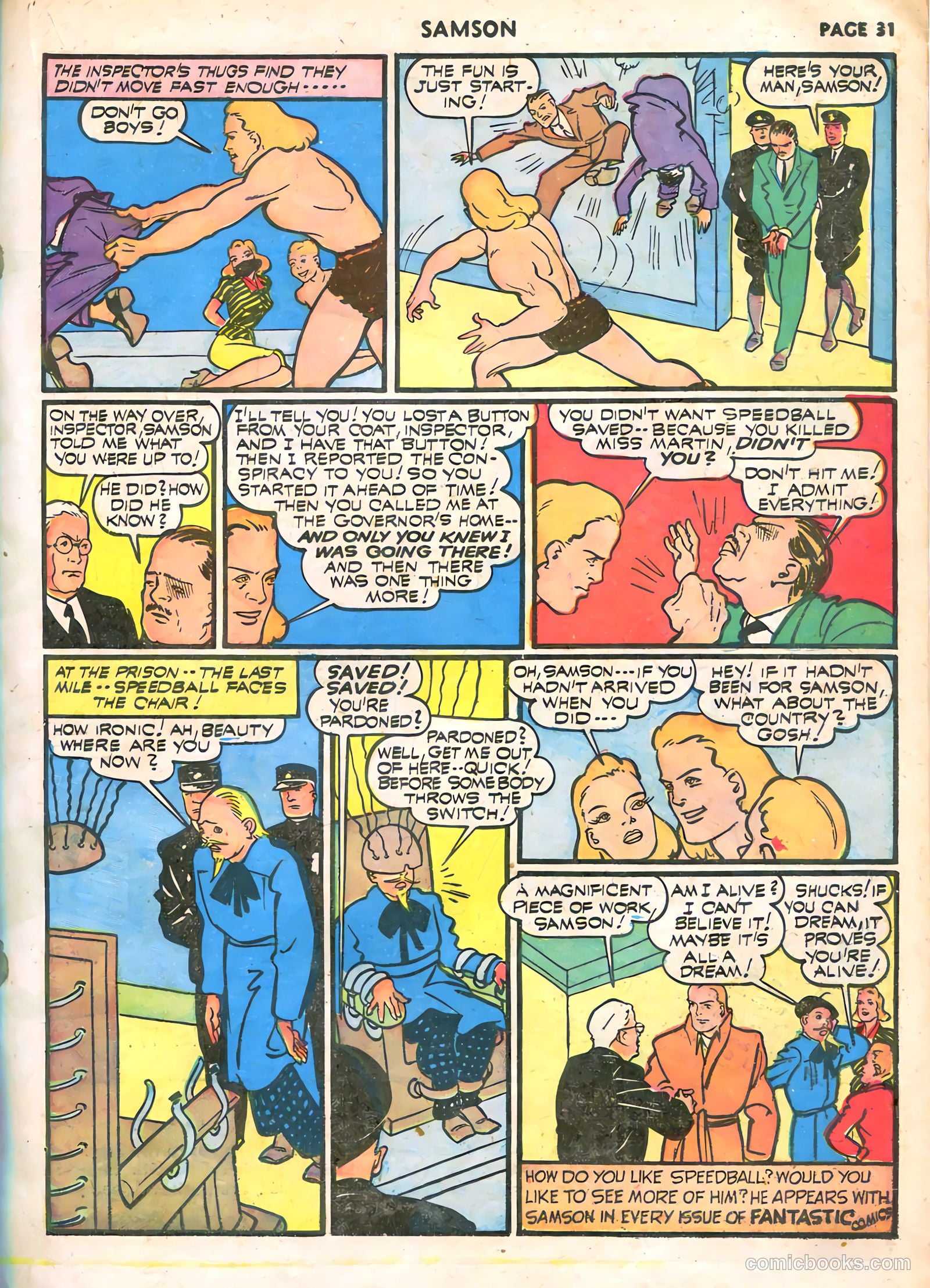 Samson #6 (1941) — page 33 of 68