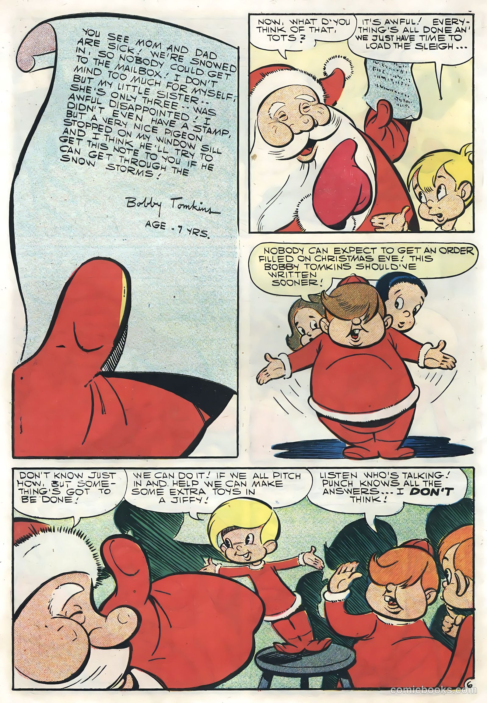 Santa's Tinker Tots #1 (1958) — page 8 of 36