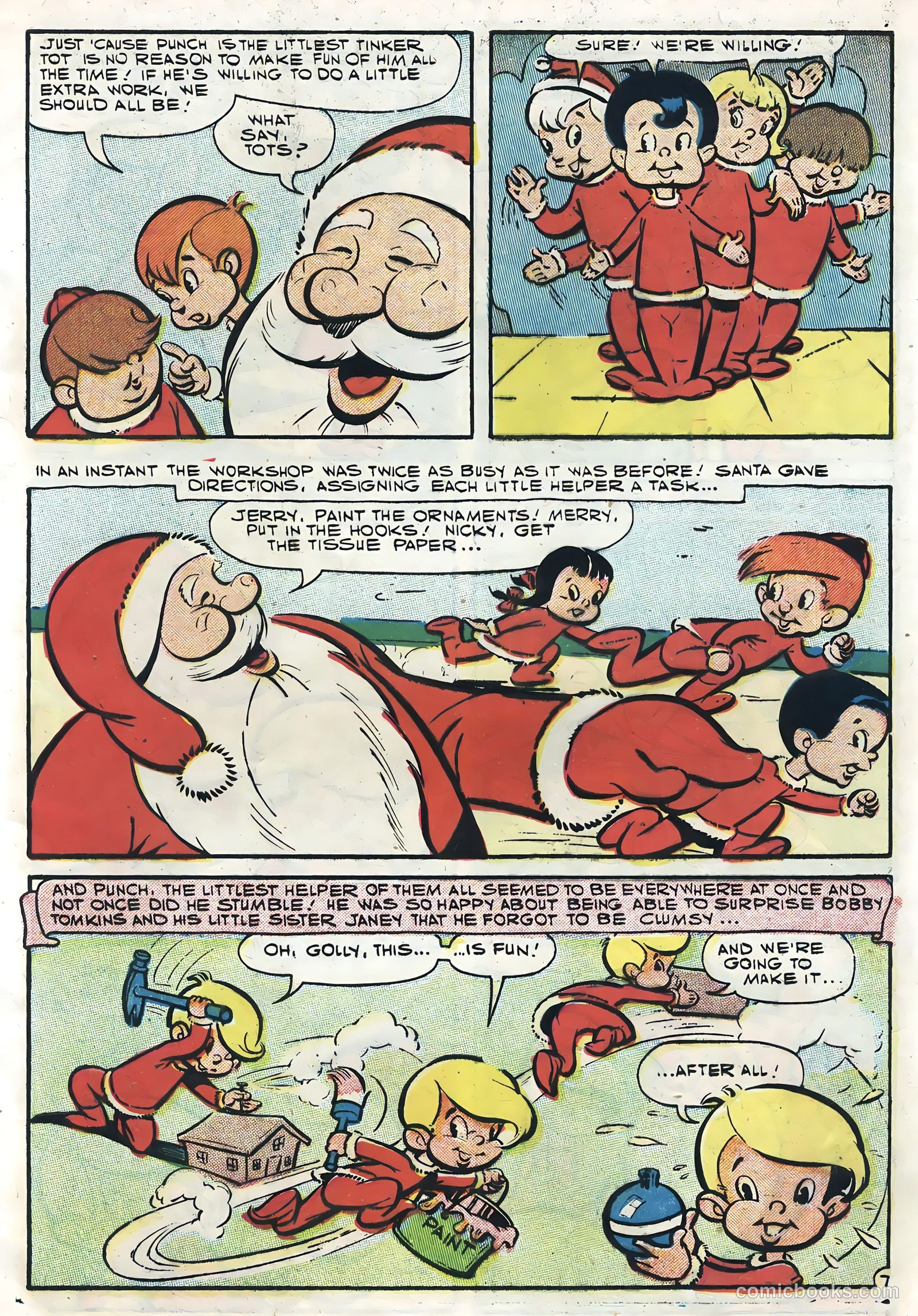 Santa's Tinker Tots #1 (1958) — page 9 of 36