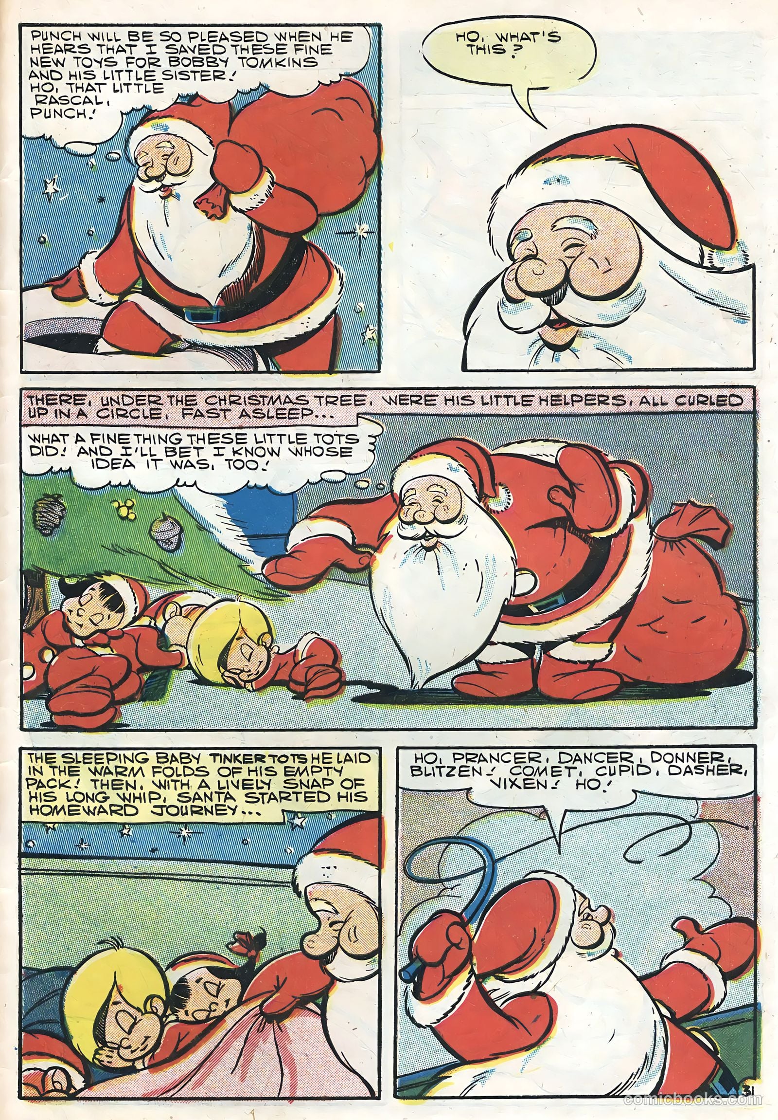 Santa's Tinker Tots #1 (1958) — page 33 of 36