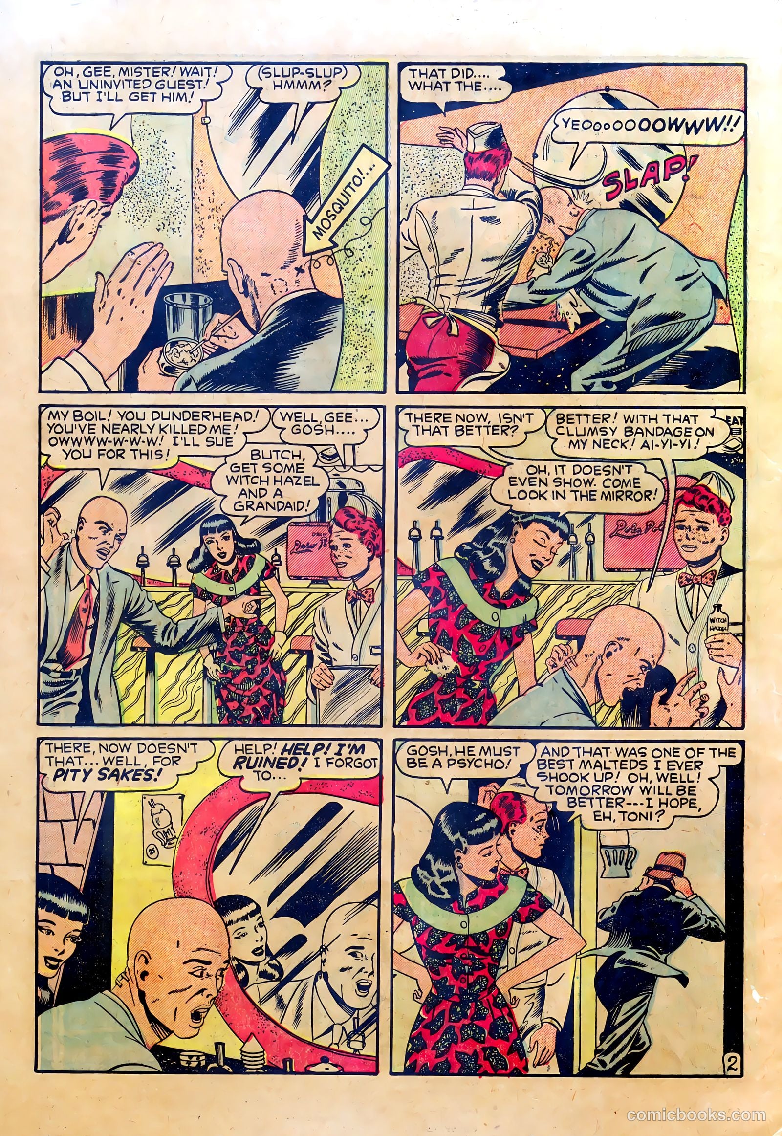 School-Day Romances #1 (1949) — page 4 of 36