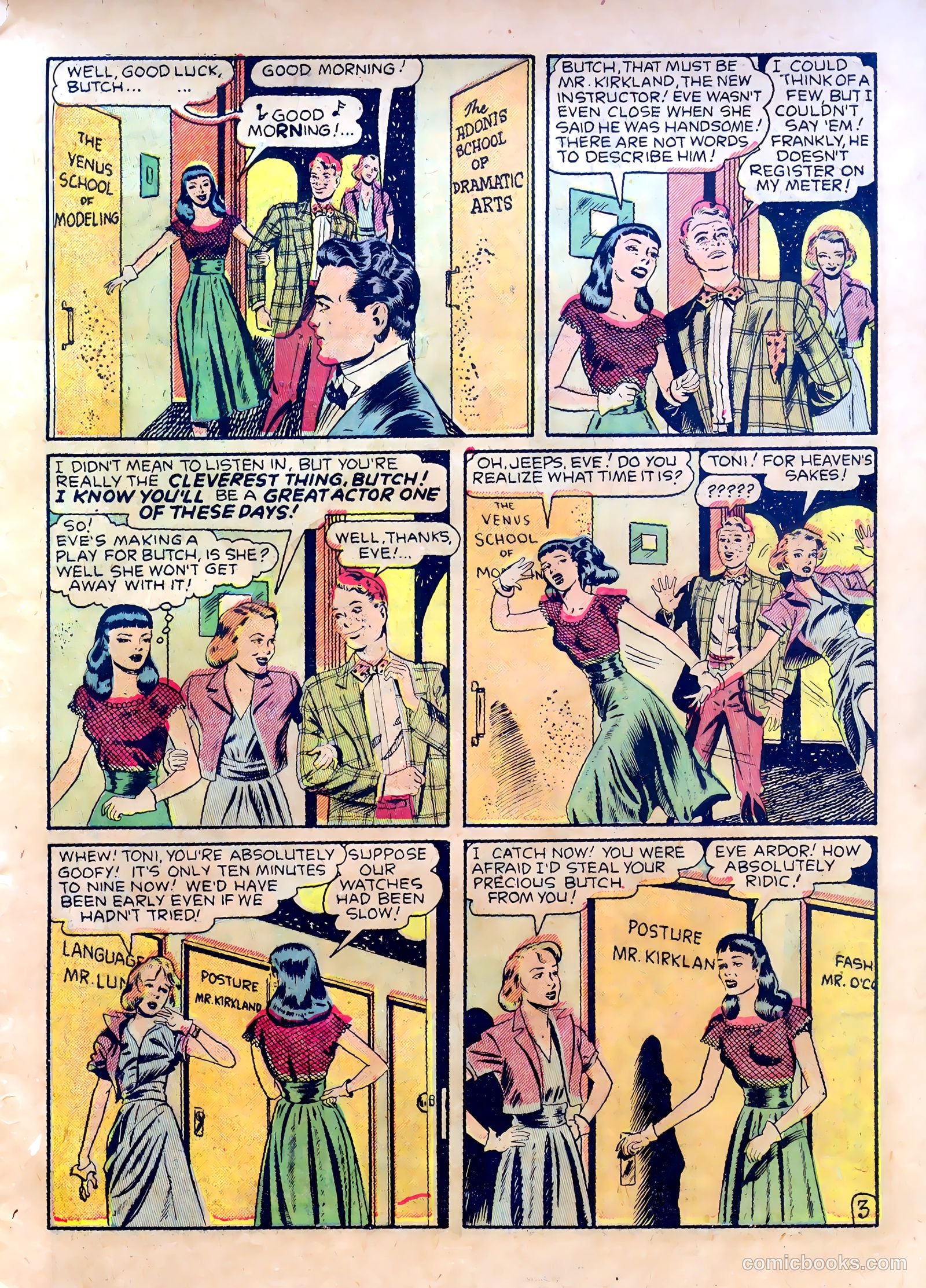 School-Day Romances #1 (1949) — page 5 of 36